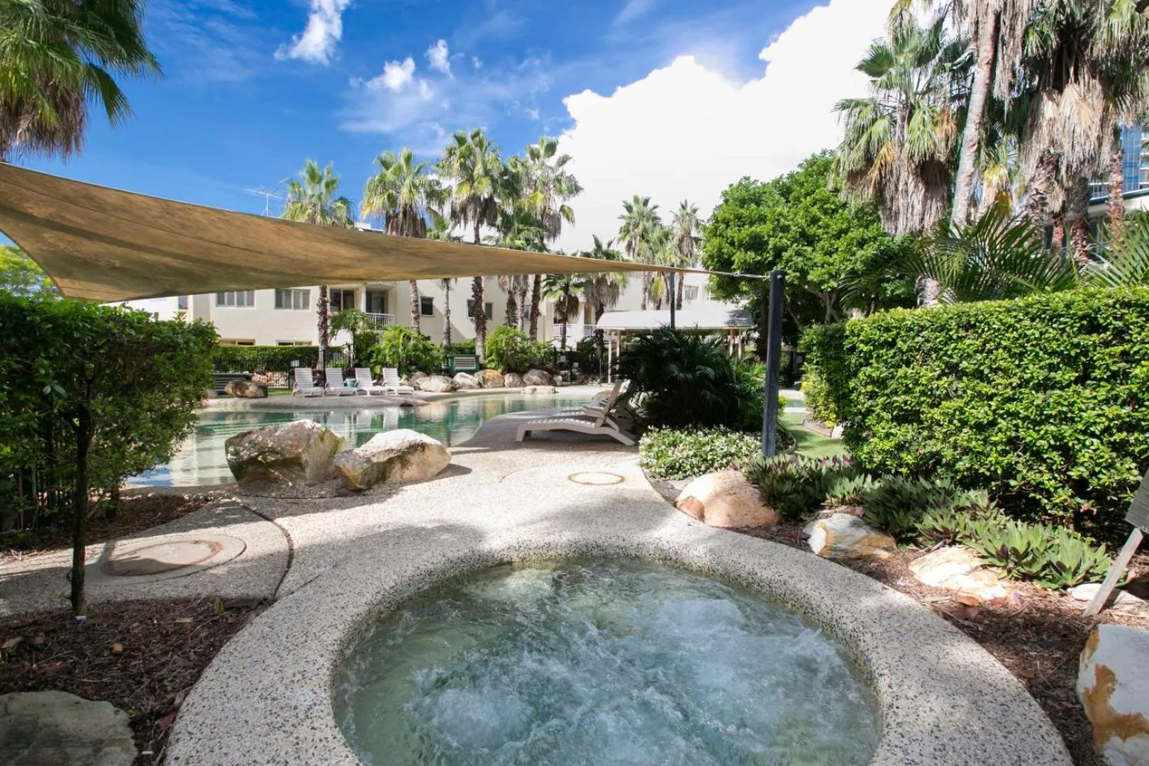 Patio in Bridgewater Apartments