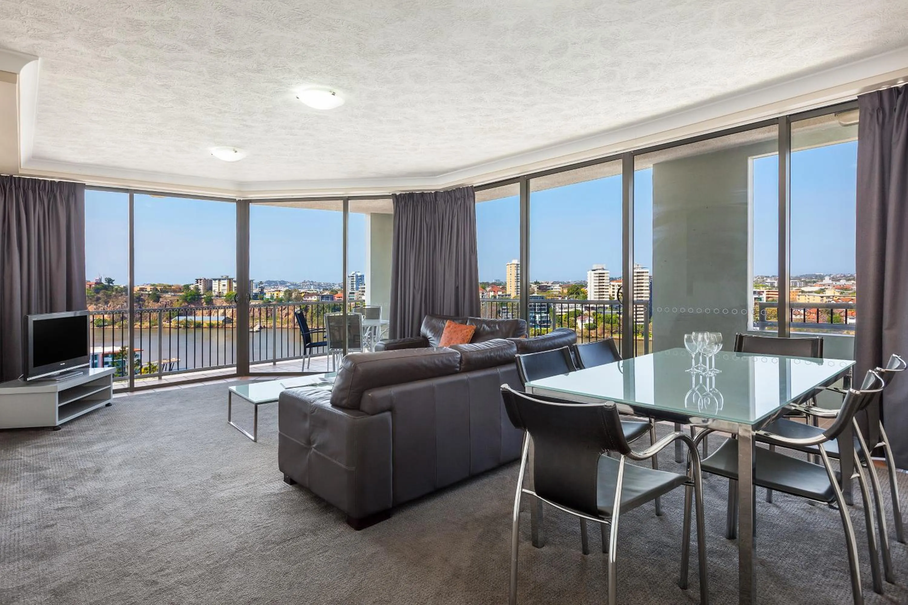 Communal lounge/ TV room in Bridgewater Apartments