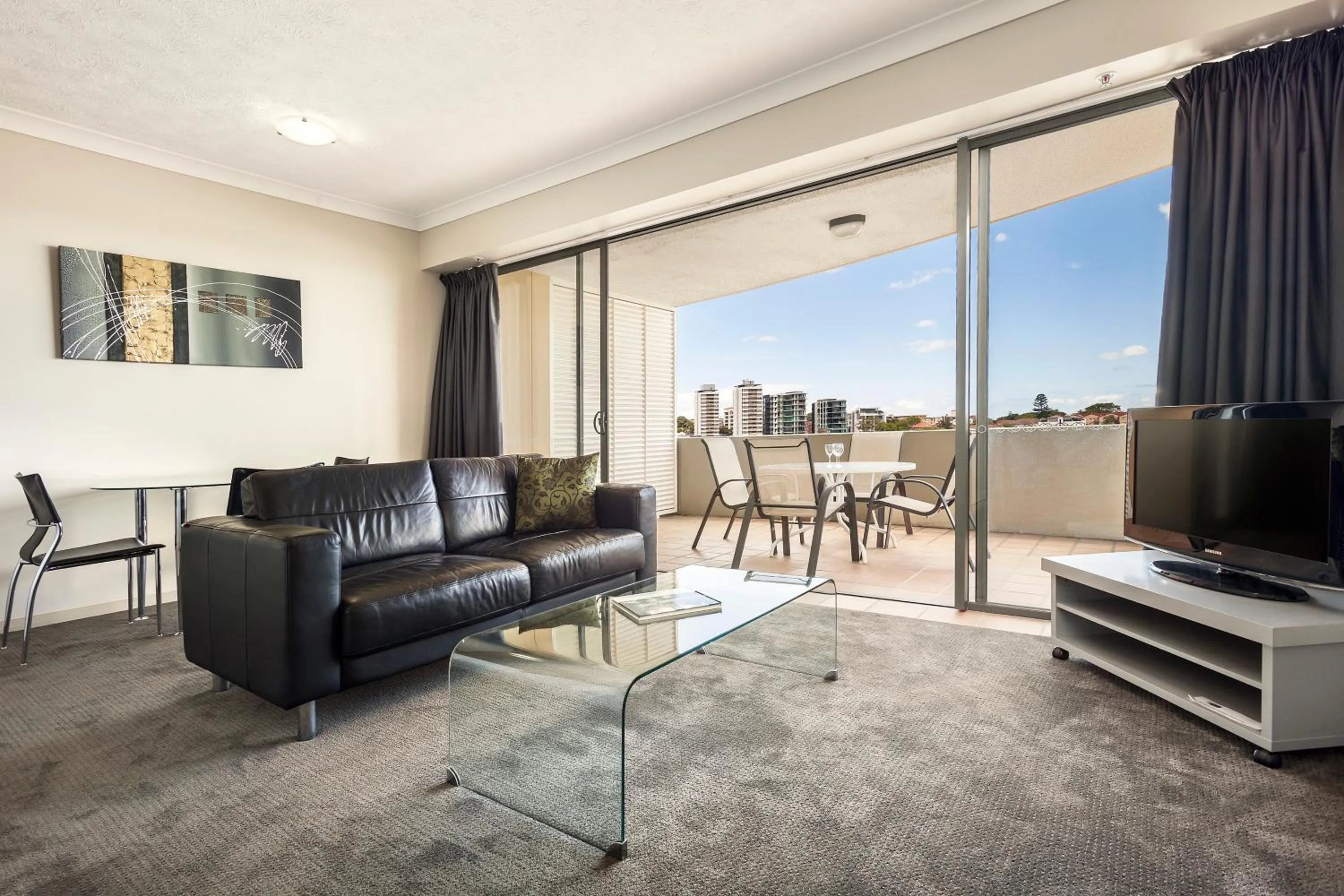 Communal lounge/ TV room in Bridgewater Apartments