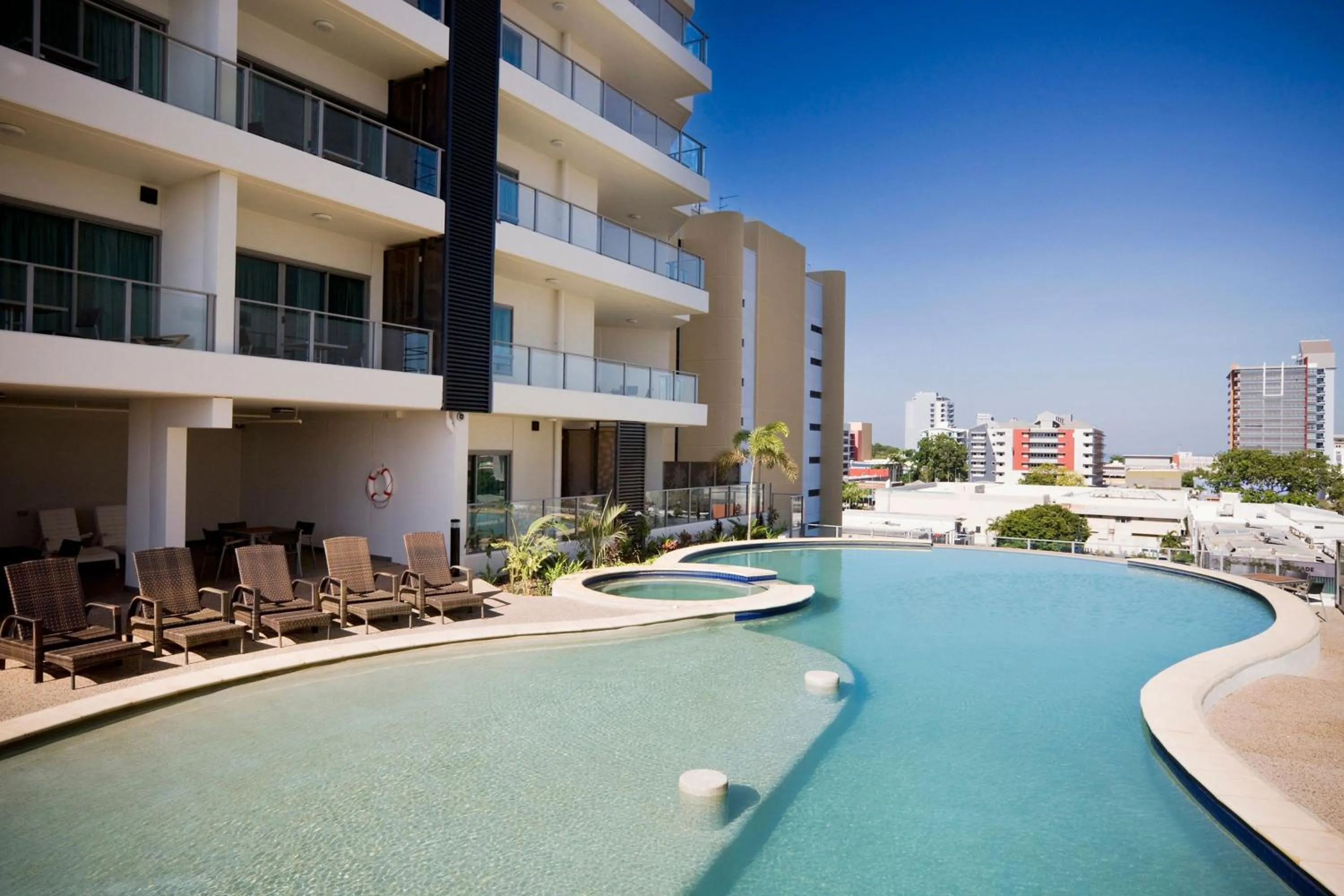 Swimming pool in Mantra Pandanas