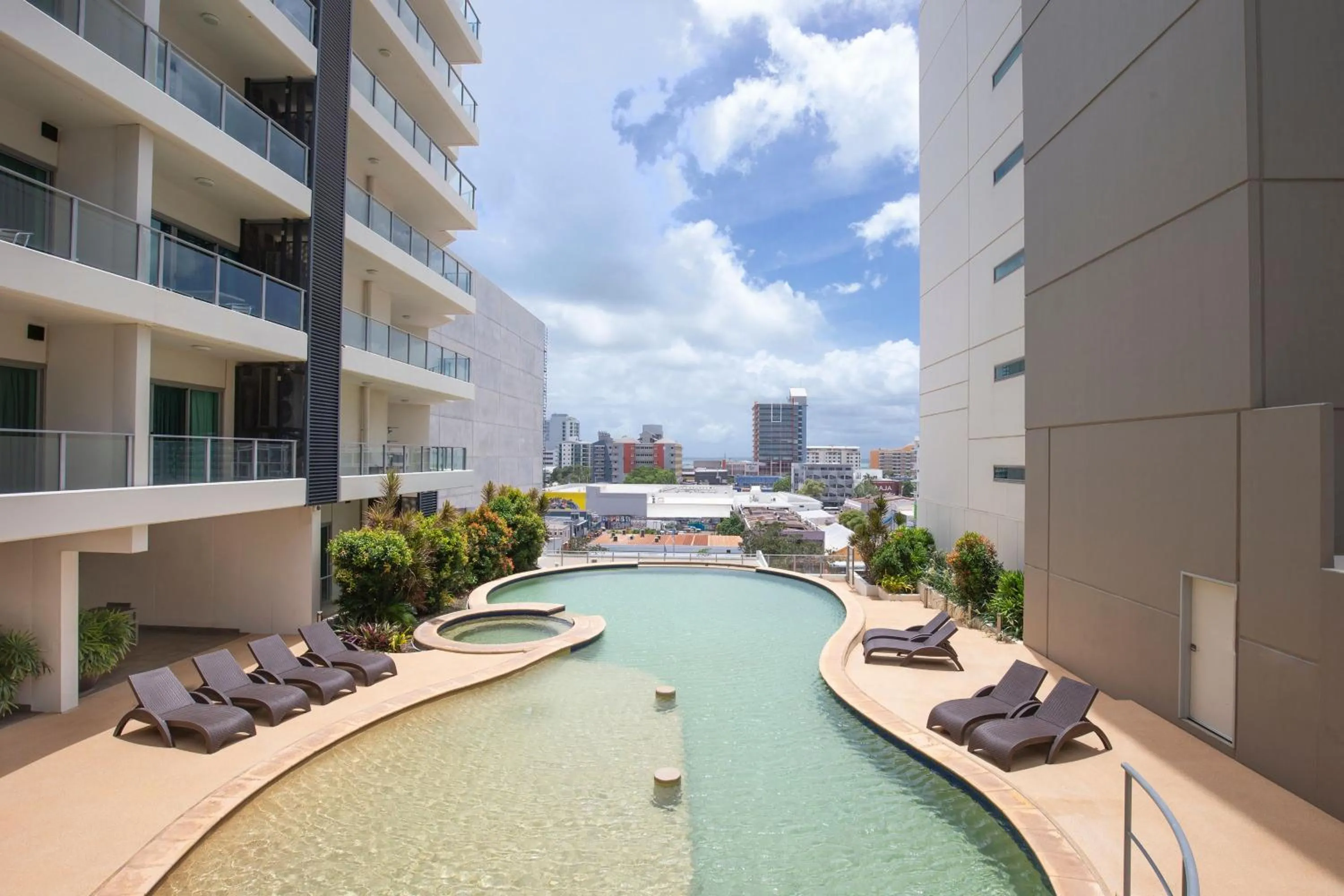 Swimming pool in Mantra Pandanas