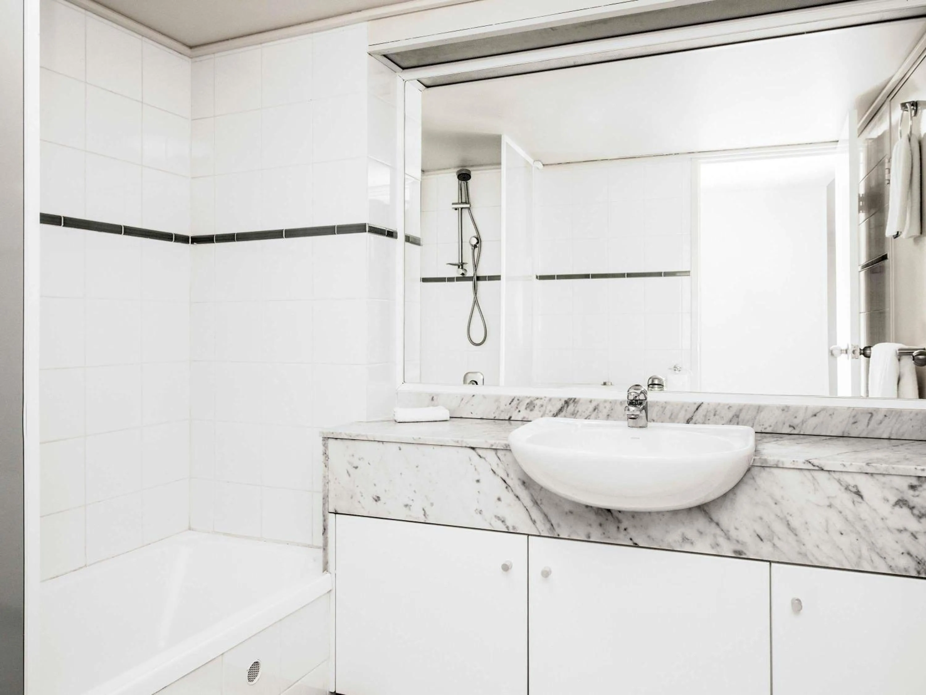 Bedroom in BreakFree Capital Tower Apartments