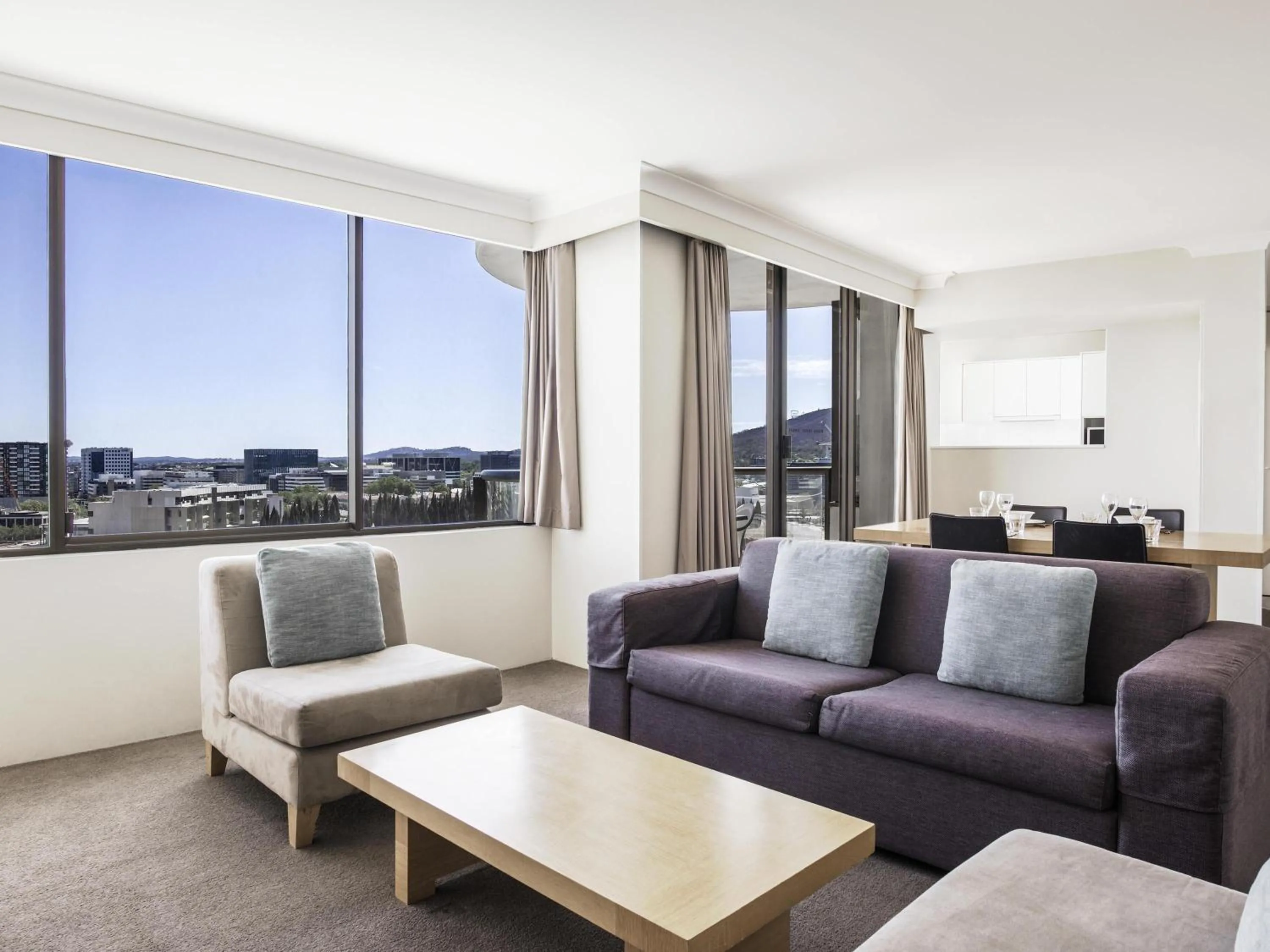 Bedroom in BreakFree Capital Tower Apartments