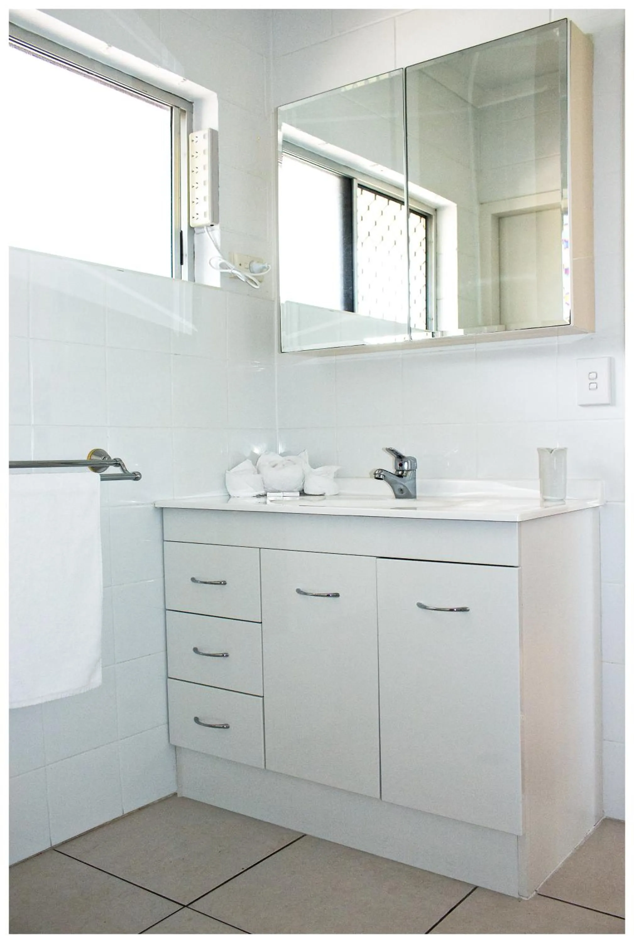 Bathroom in Clifton Sands Holiday Units