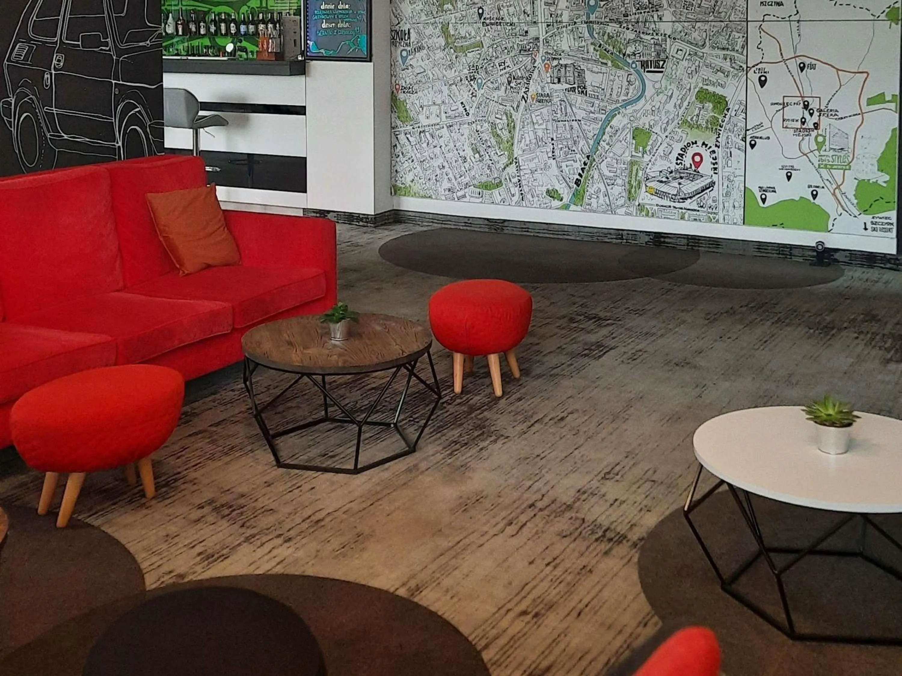 Lounge or bar in ibis Styles Bielsko Biala