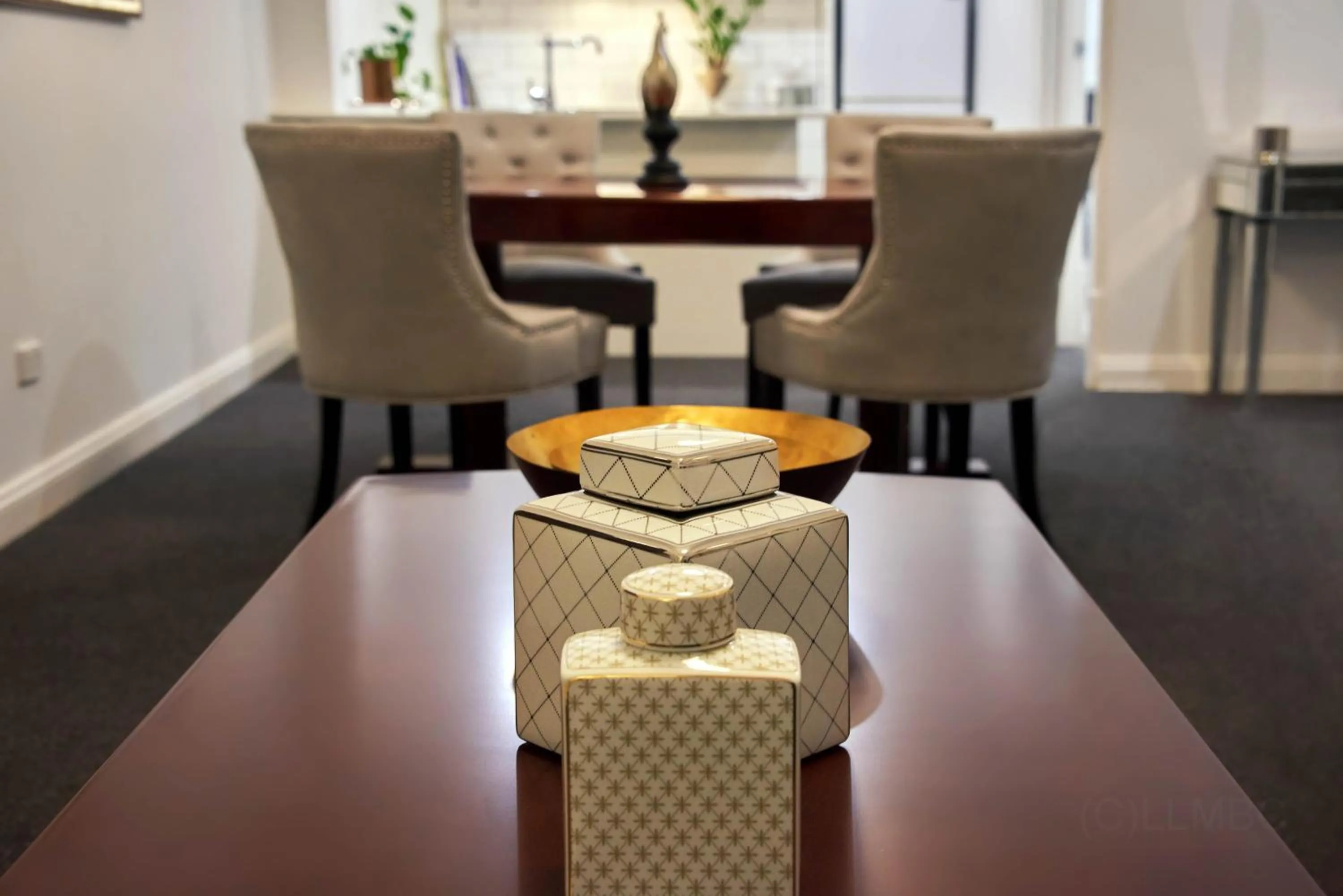 Dining area in Adelaide Mansions Apartments