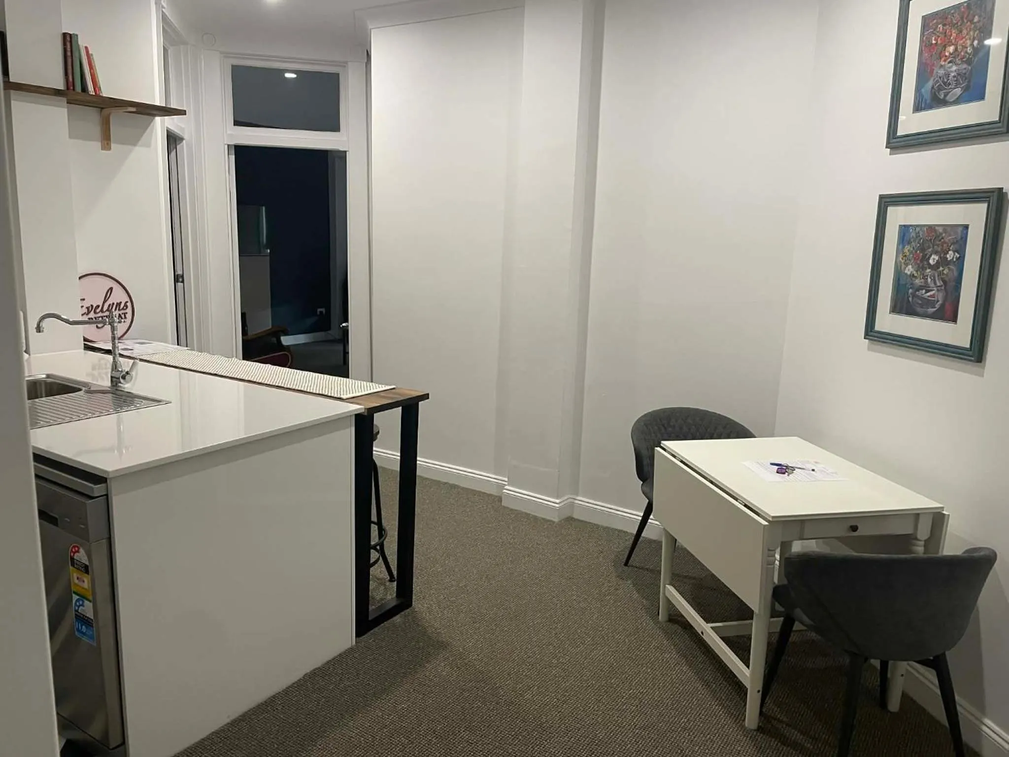 kitchen in Adelaide Mansions Apartments