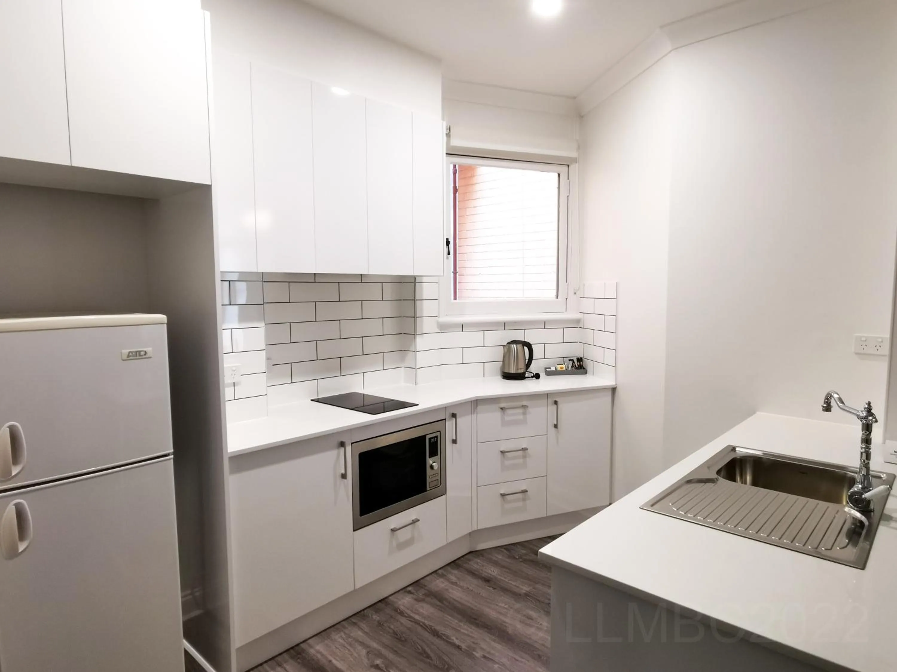 kitchen in Adelaide Mansions Apartments