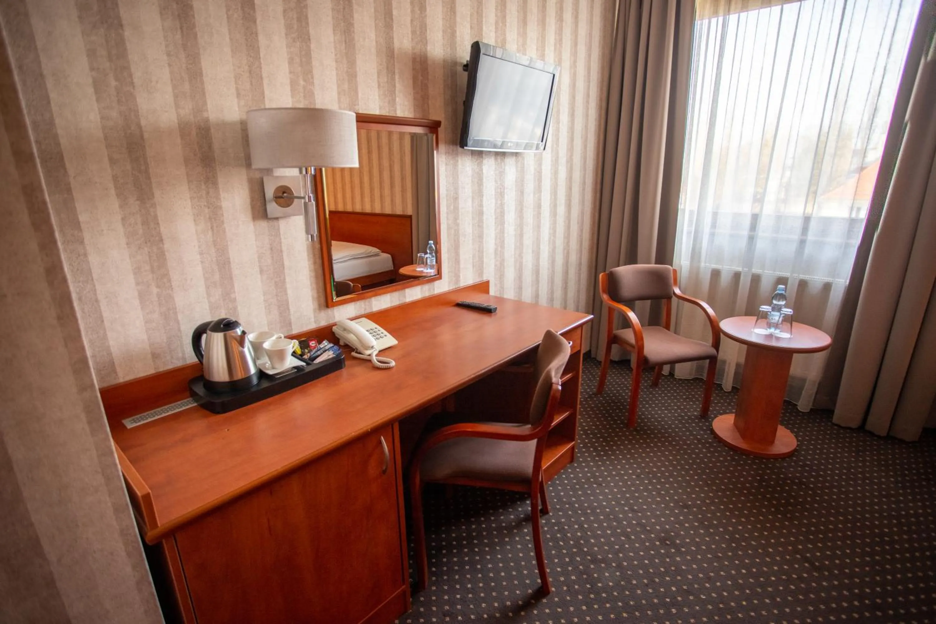 Seating area in Premium Hotel Bacero Wrocław