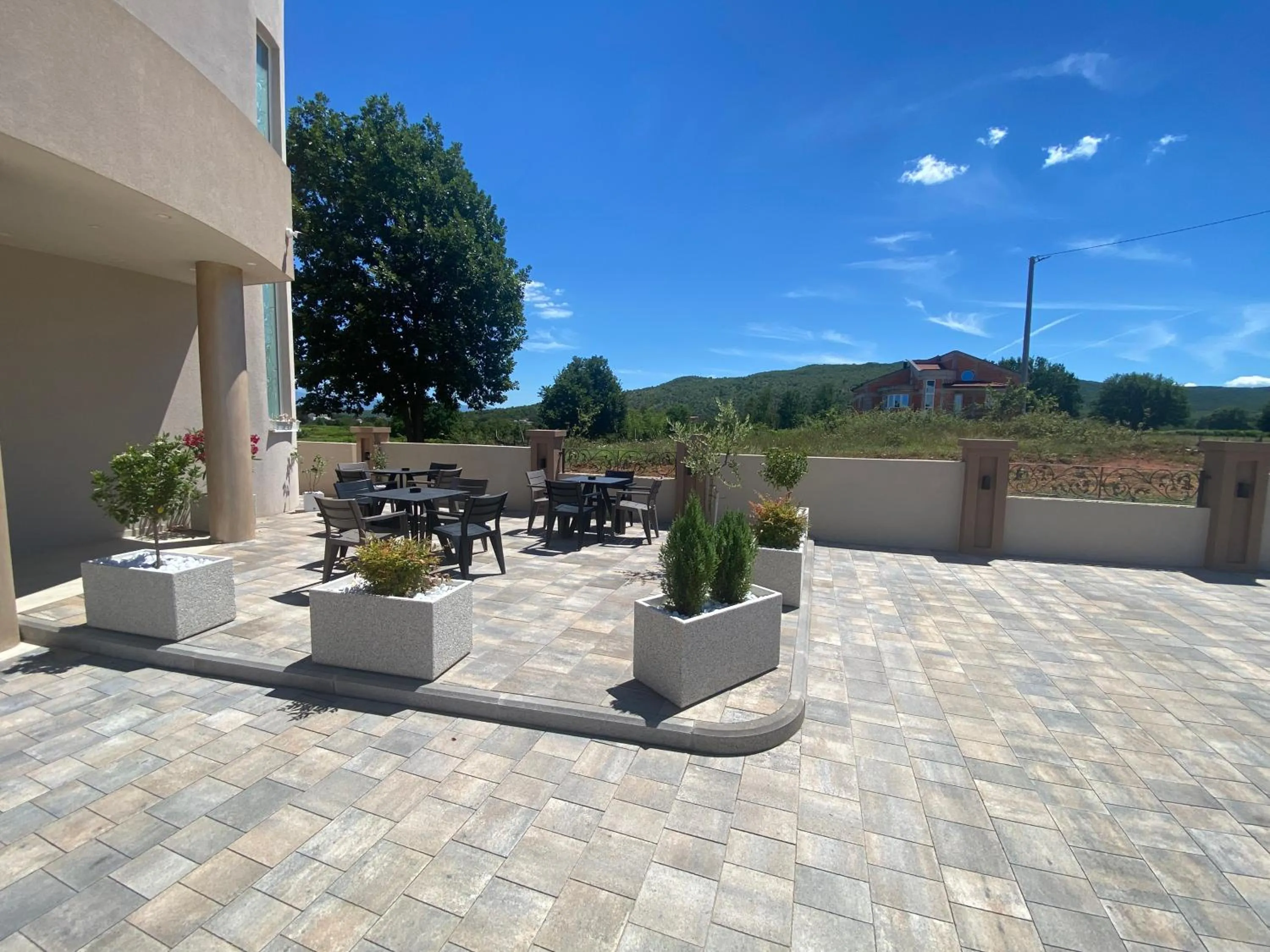 Natural landscape in Villa Flowers