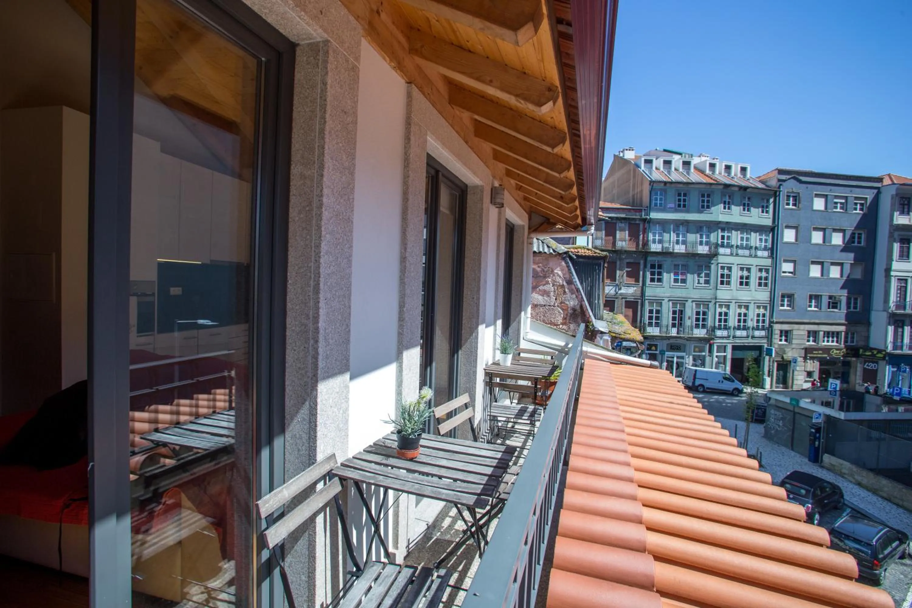 Patio in LivingPorto Apartments by Porto City Hosts