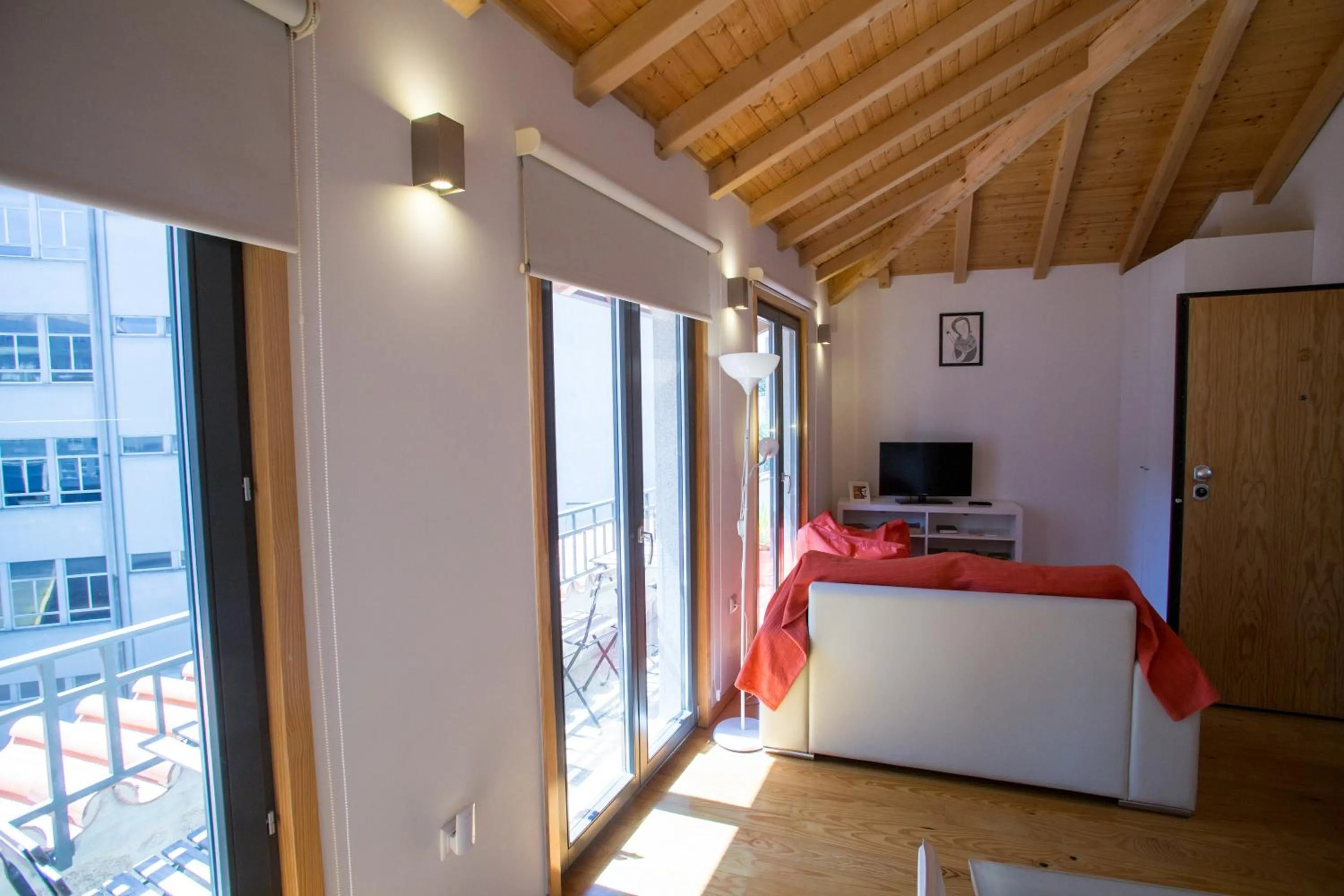 Patio, Bed in LivingPorto Apartments by Porto City Hosts