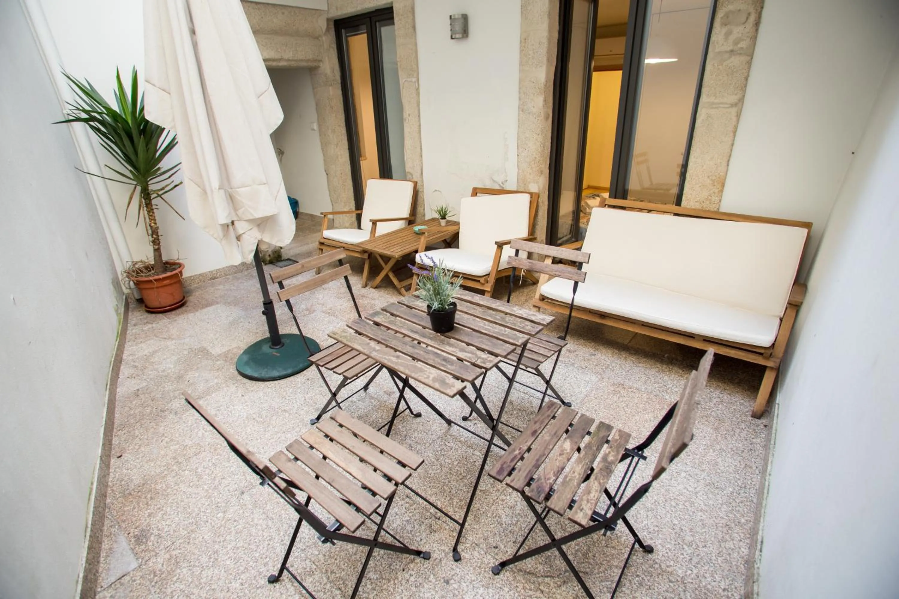Patio in LivingPorto Apartments by Porto City Hosts