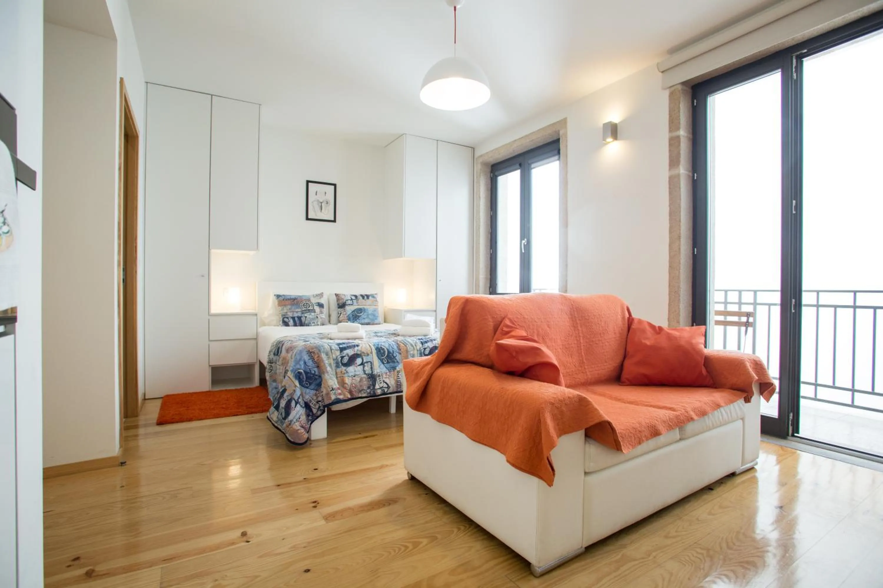 Bed in LivingPorto Apartments by Porto City Hosts