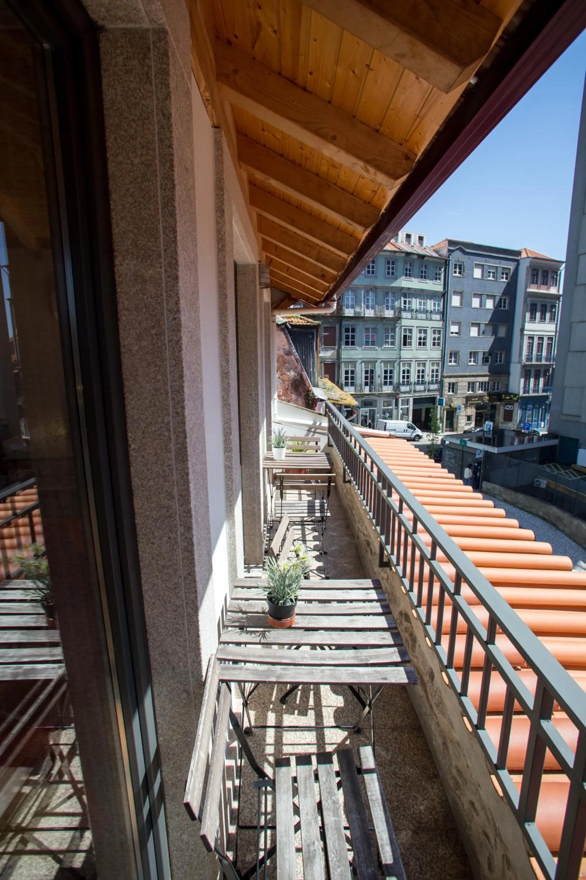 Patio in LivingPorto Apartments by Porto City Hosts