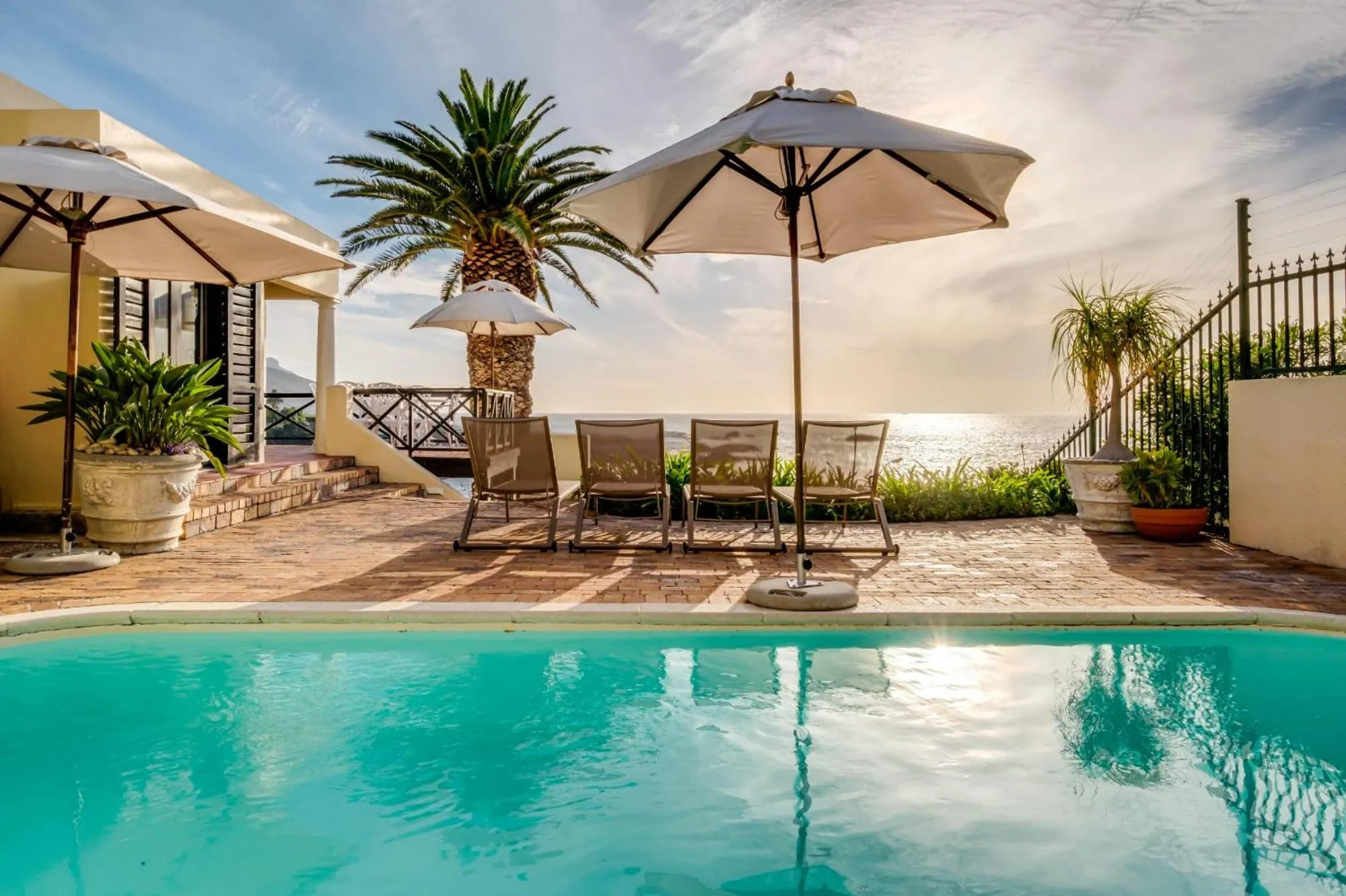Garden view in Camps Bay Terrace Lodge