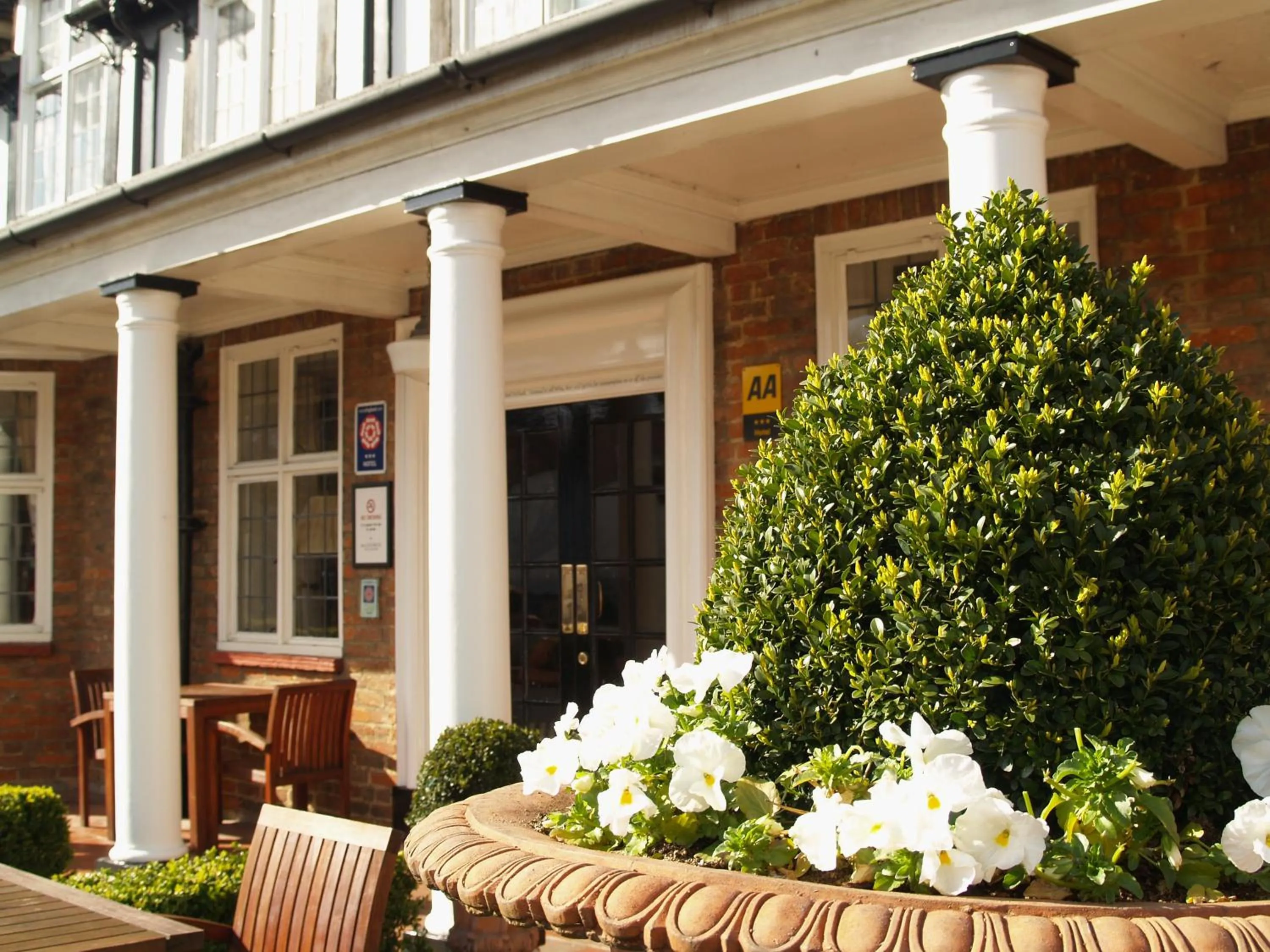 Patio in The George Hotel