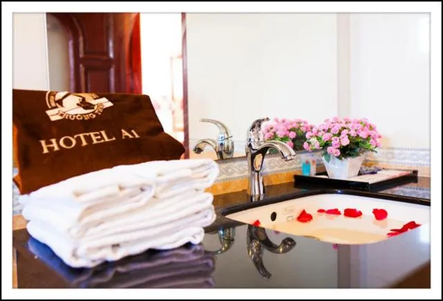 Bed in A1 Hotel - Dien Bien Phu