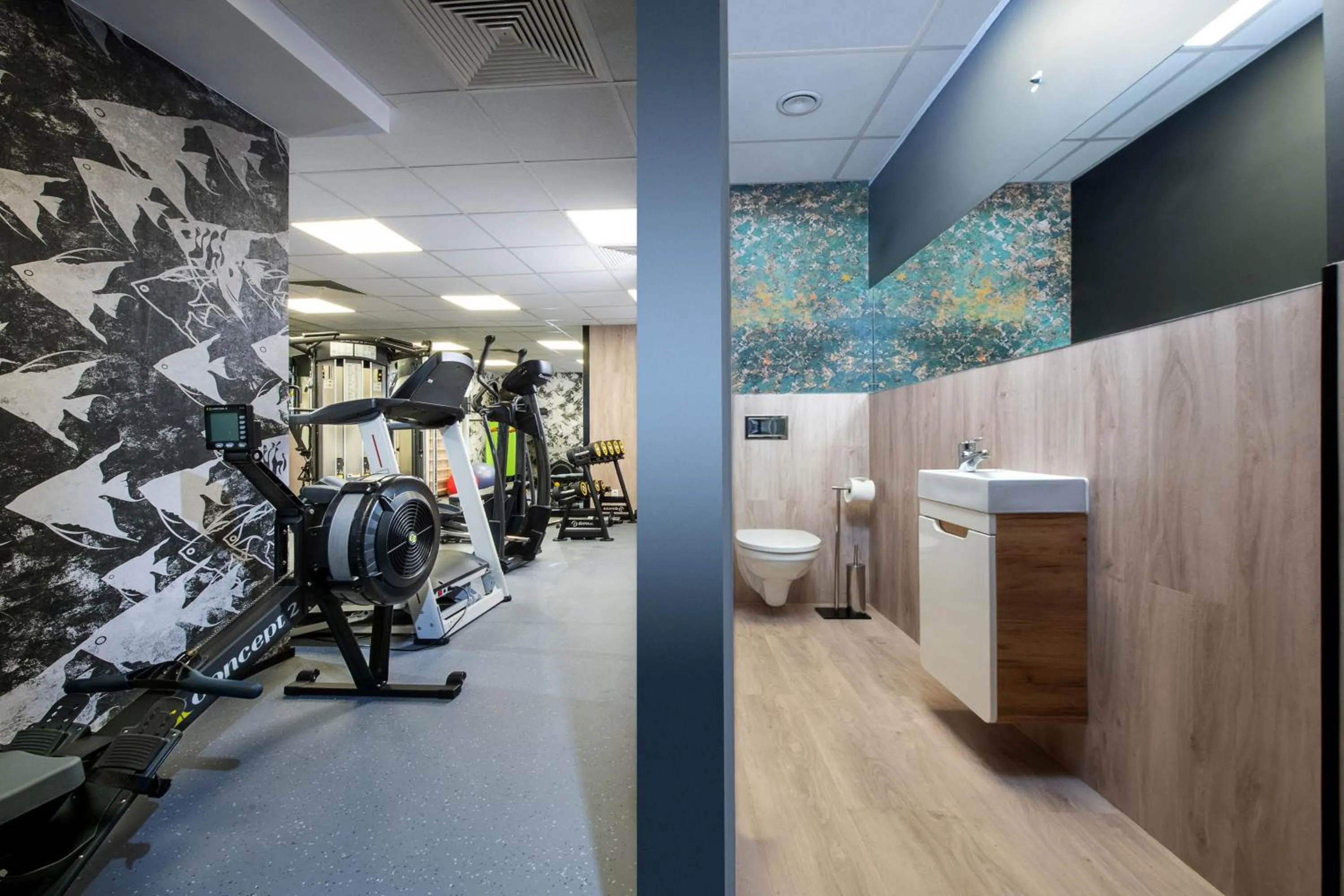 Fitness centre/facilities in Hotel Great Polonia Kraków Airport