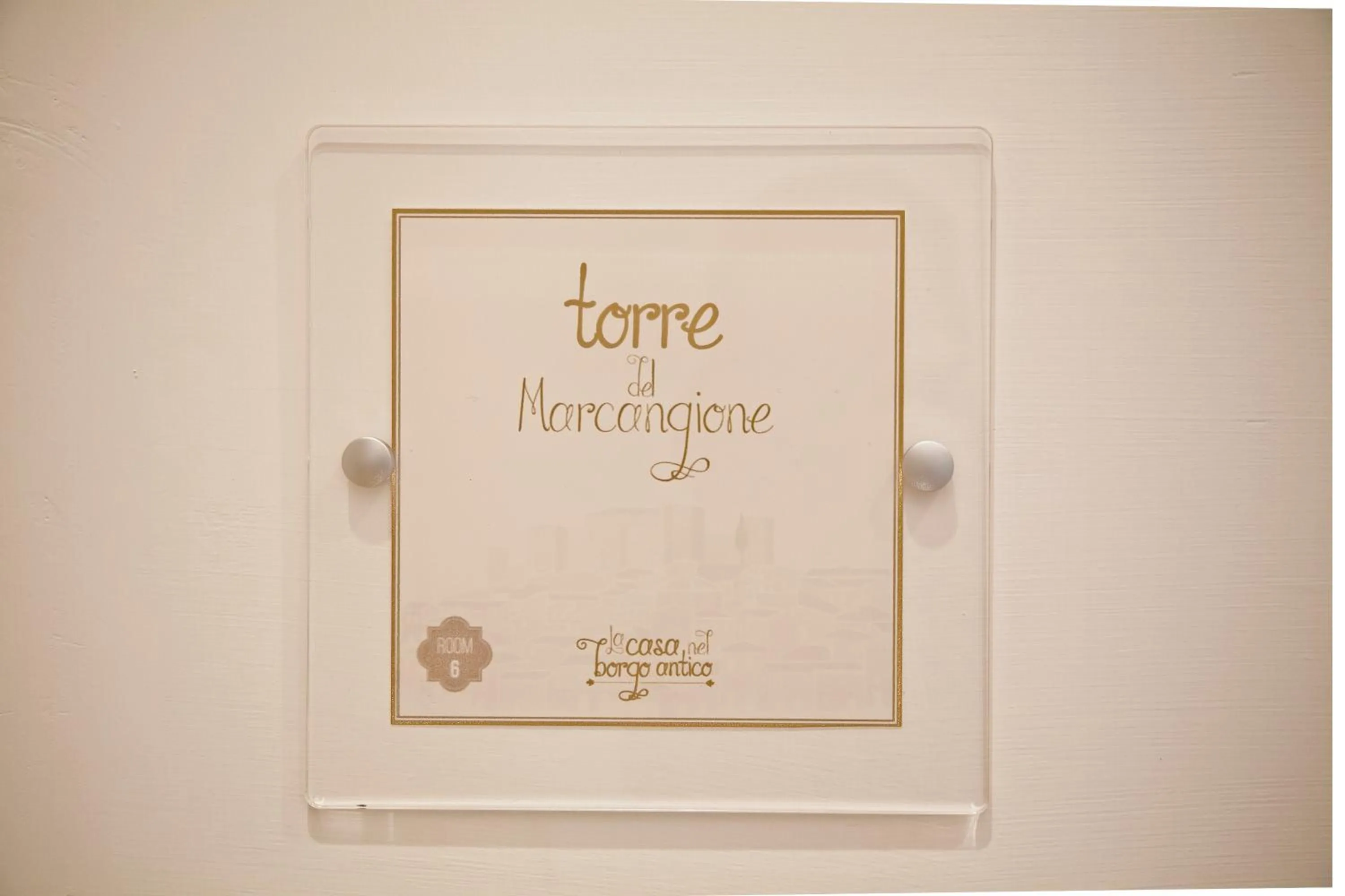 Logo/Certificate/Sign in La Casa nel Borgo Antico