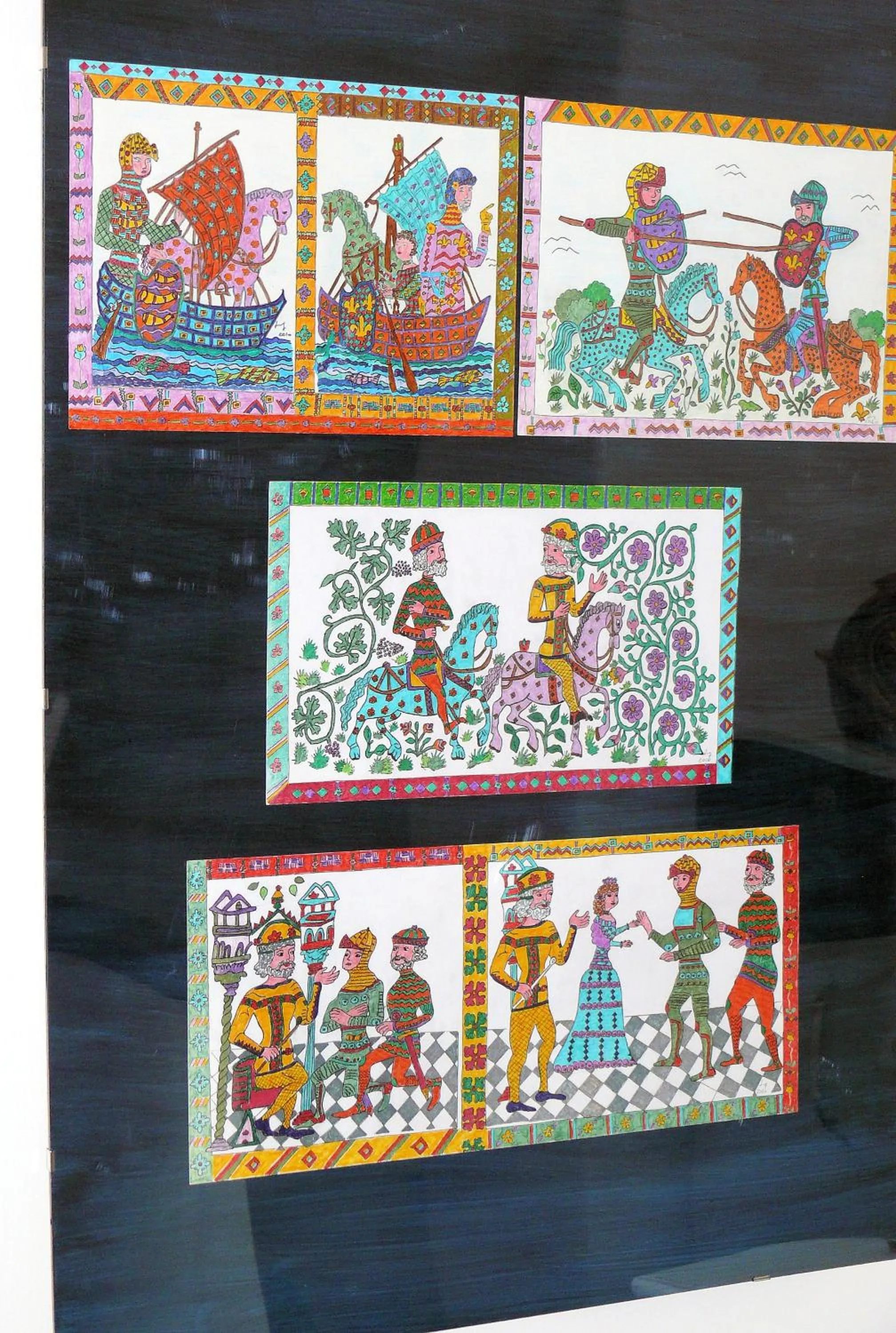 Decorative detail in Invito al viaggio