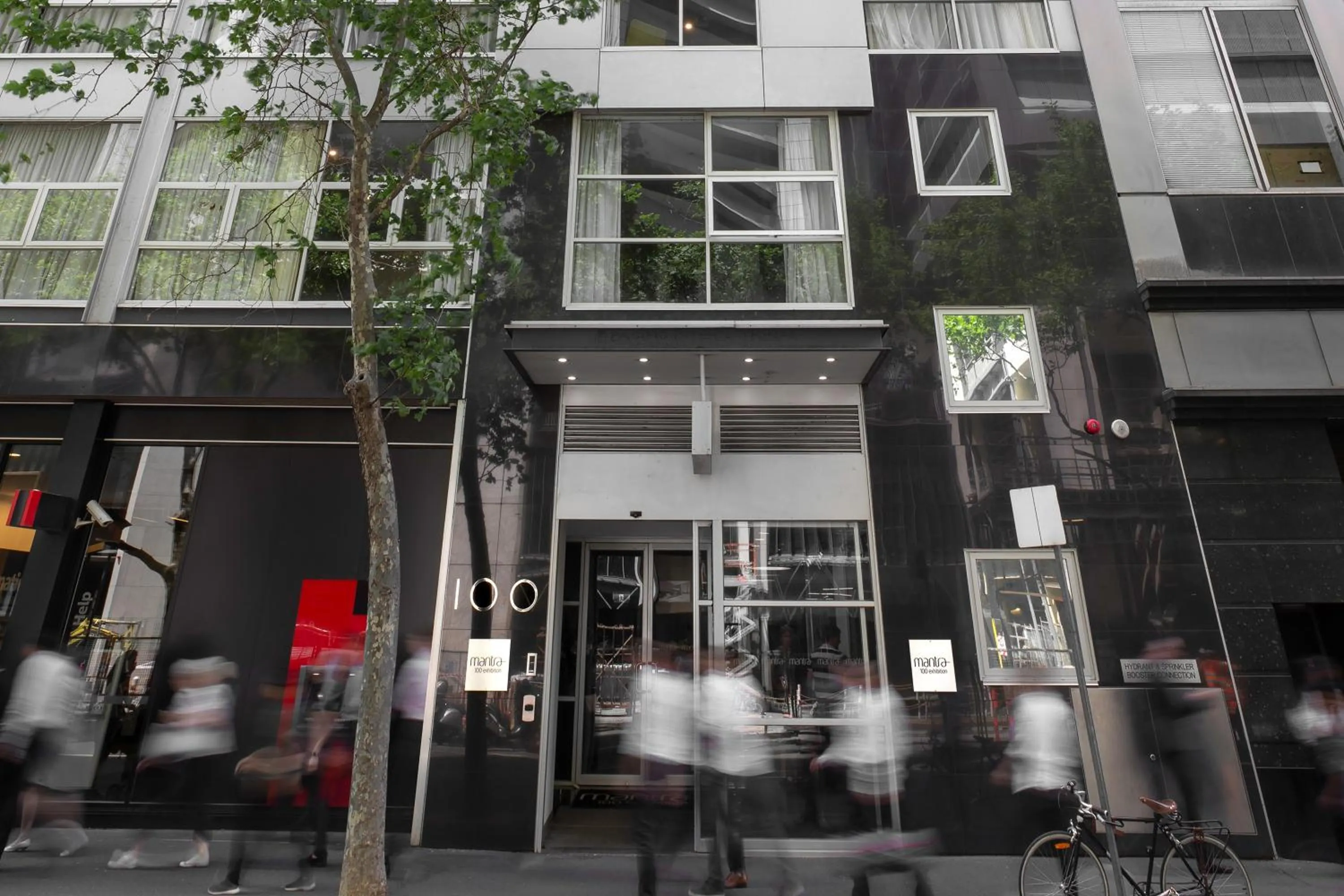 Facade/entrance in Mantra 100 Exhibition