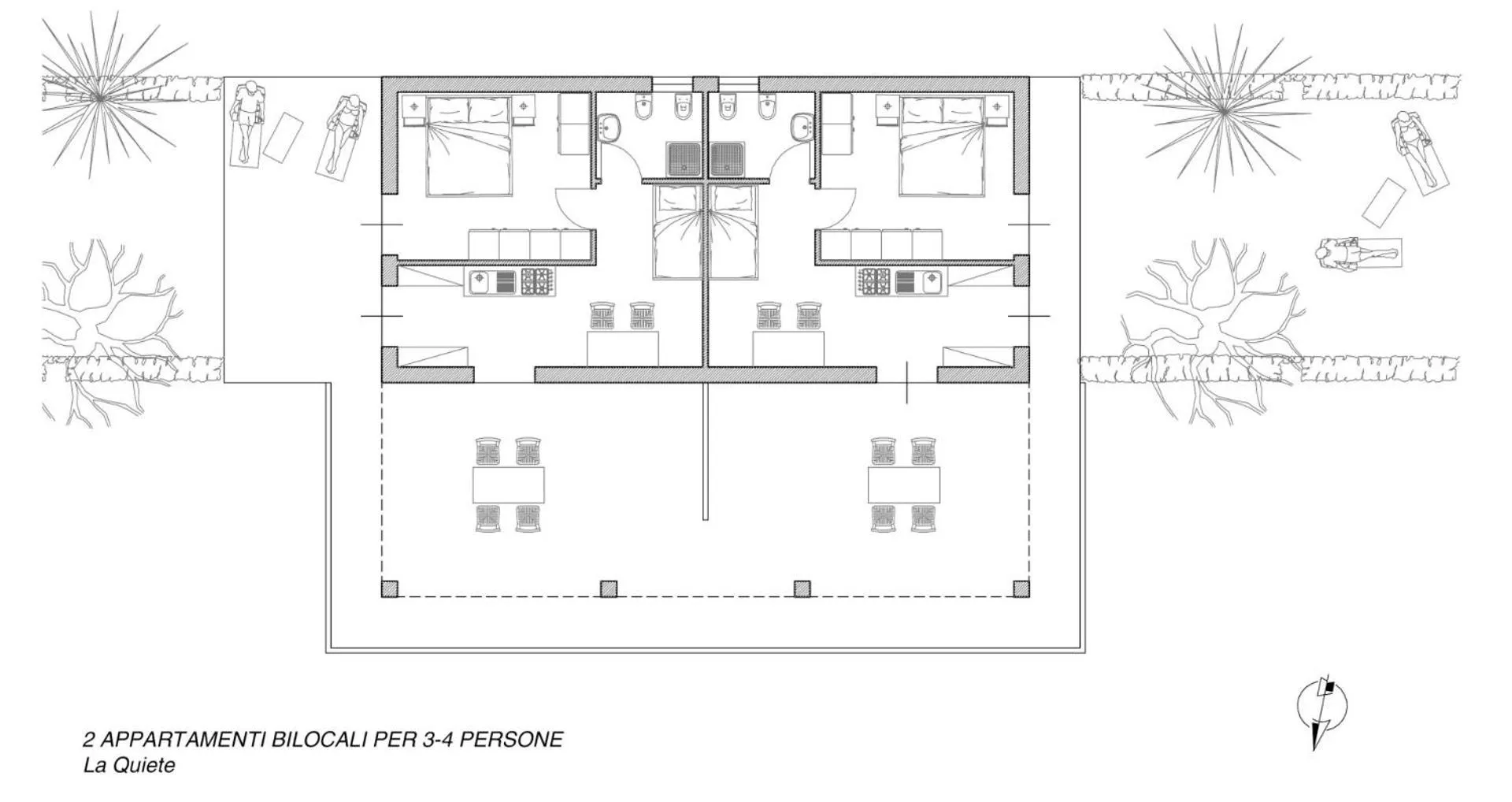 Floor plan in Mandel Residence by Mandel Club