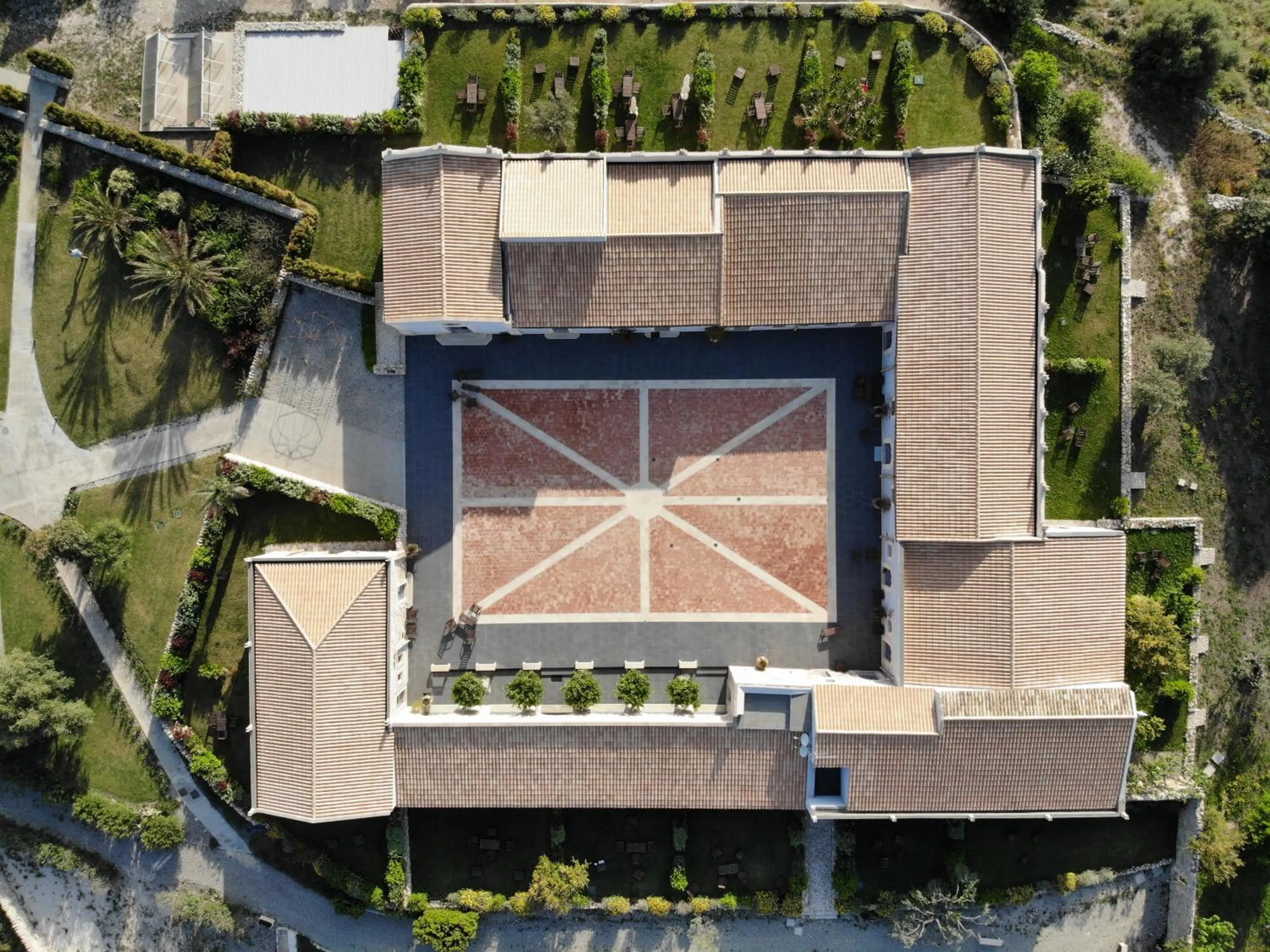 Bird's eye view in Masseria del Carrubo