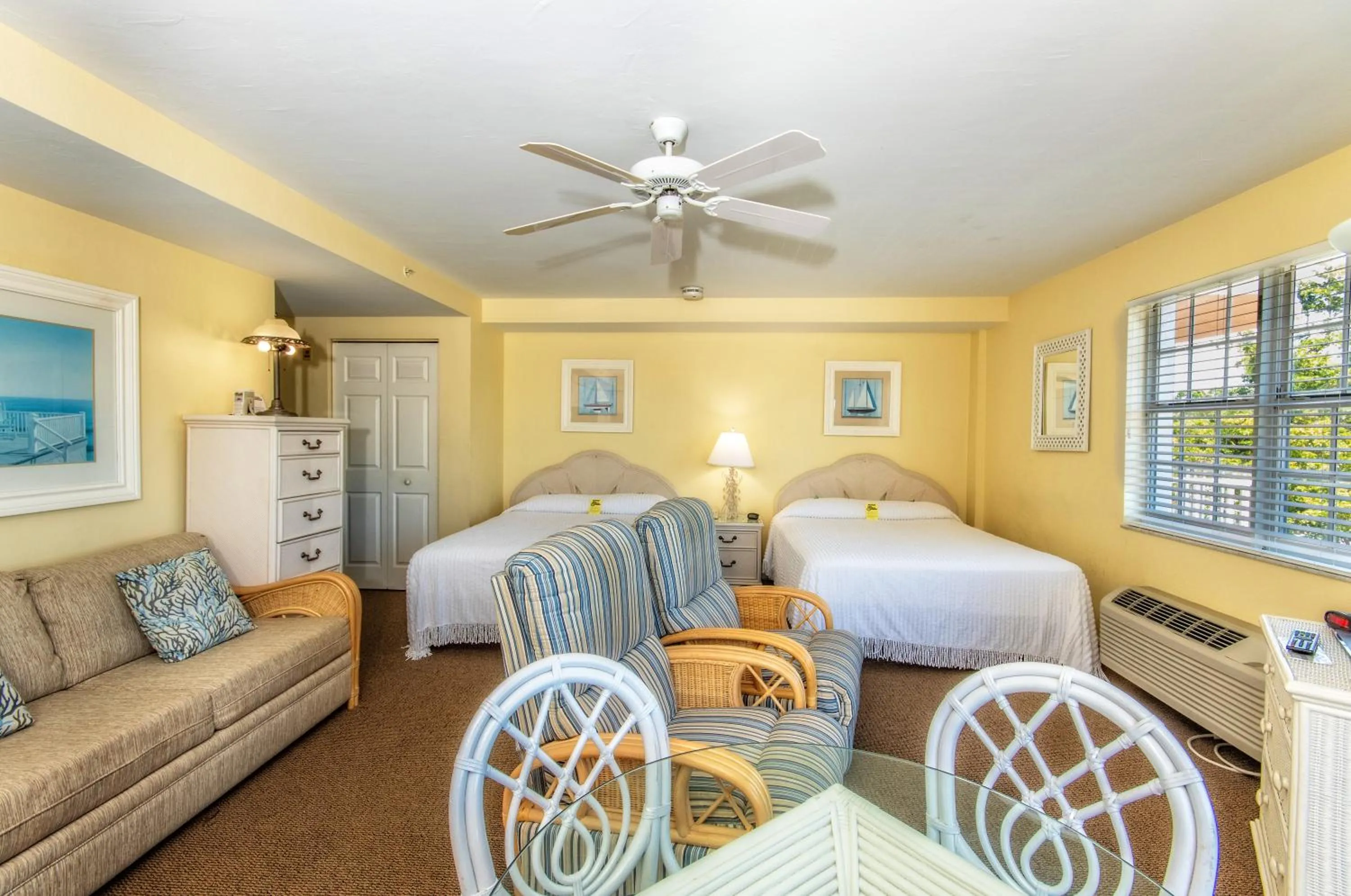 Seating area in Edison Beach House