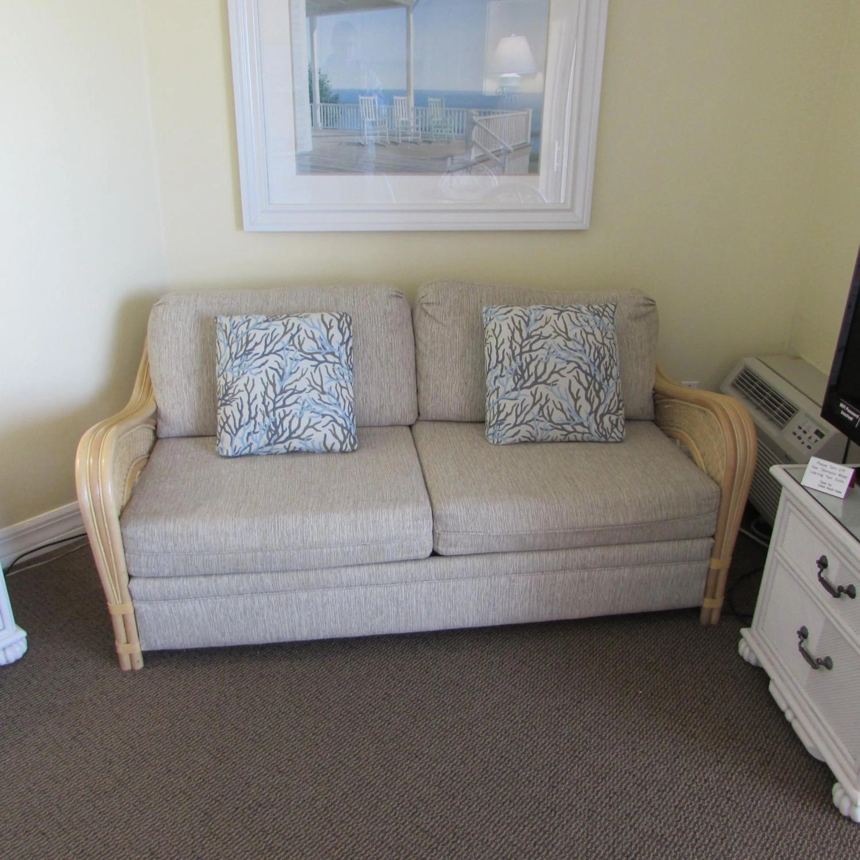 Seating area in Edison Beach House