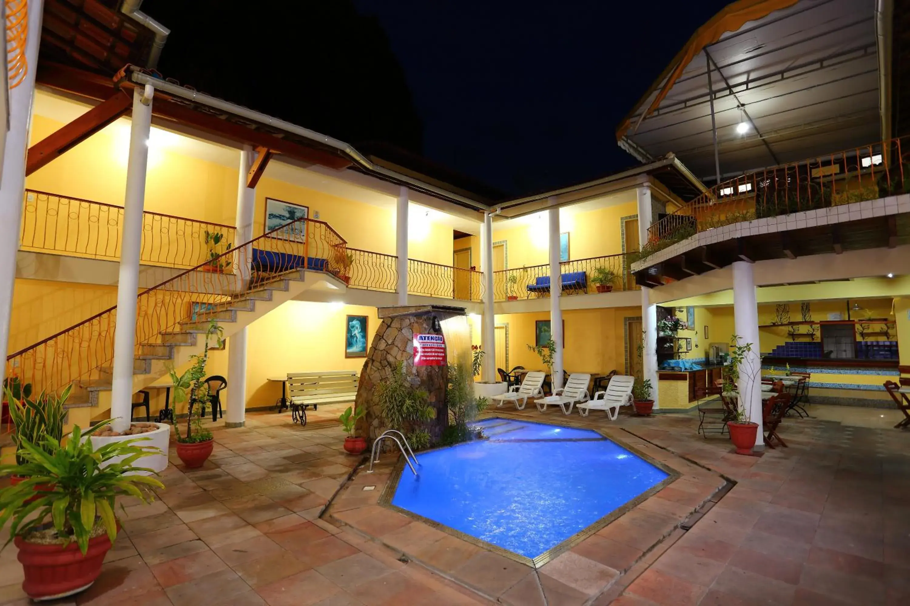 Pool view in Marlim Porto Hotel Pool view in Marlim Porto Hotel