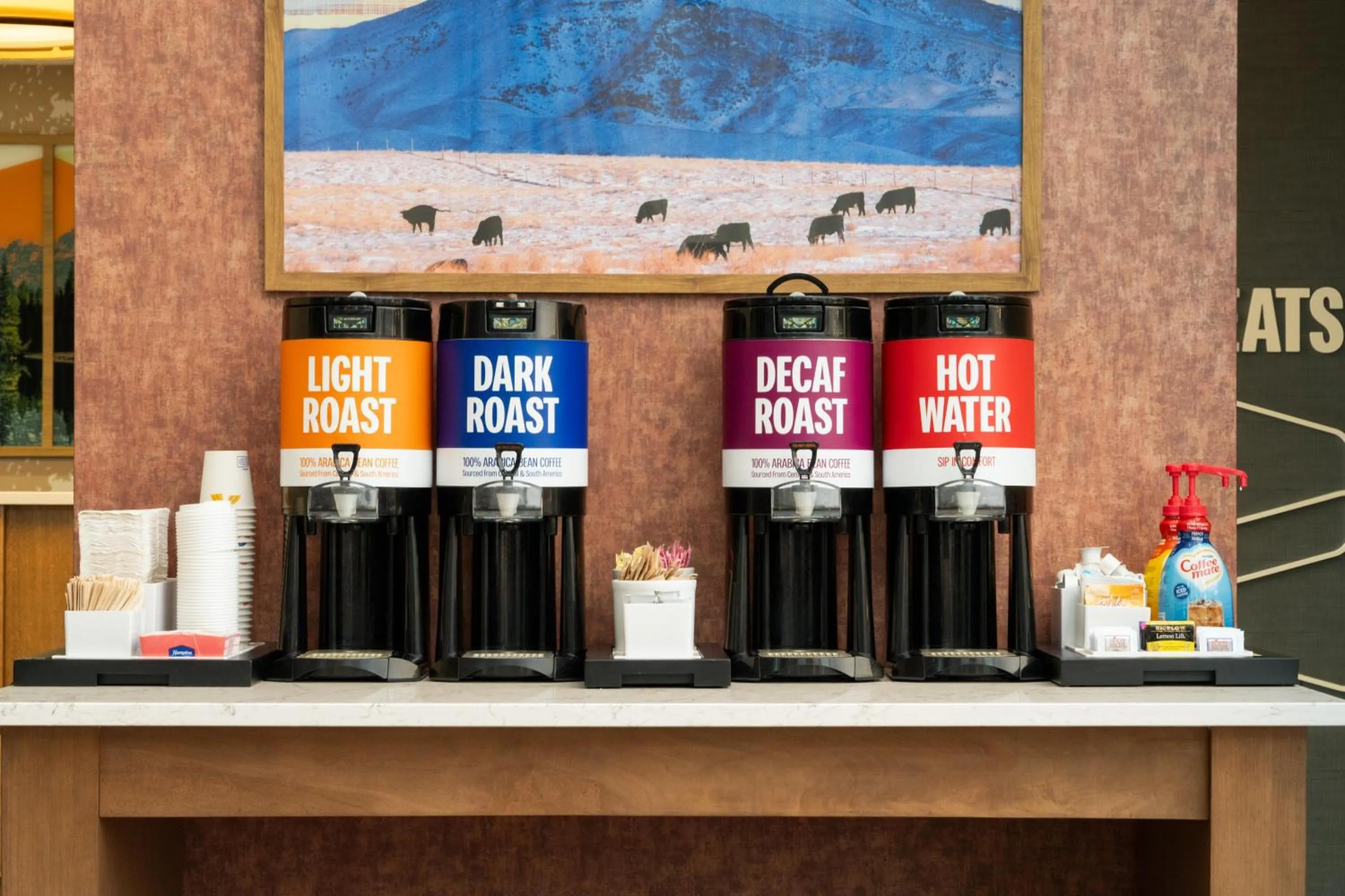 Dining area in Hampton Inn & Suites Whitefish