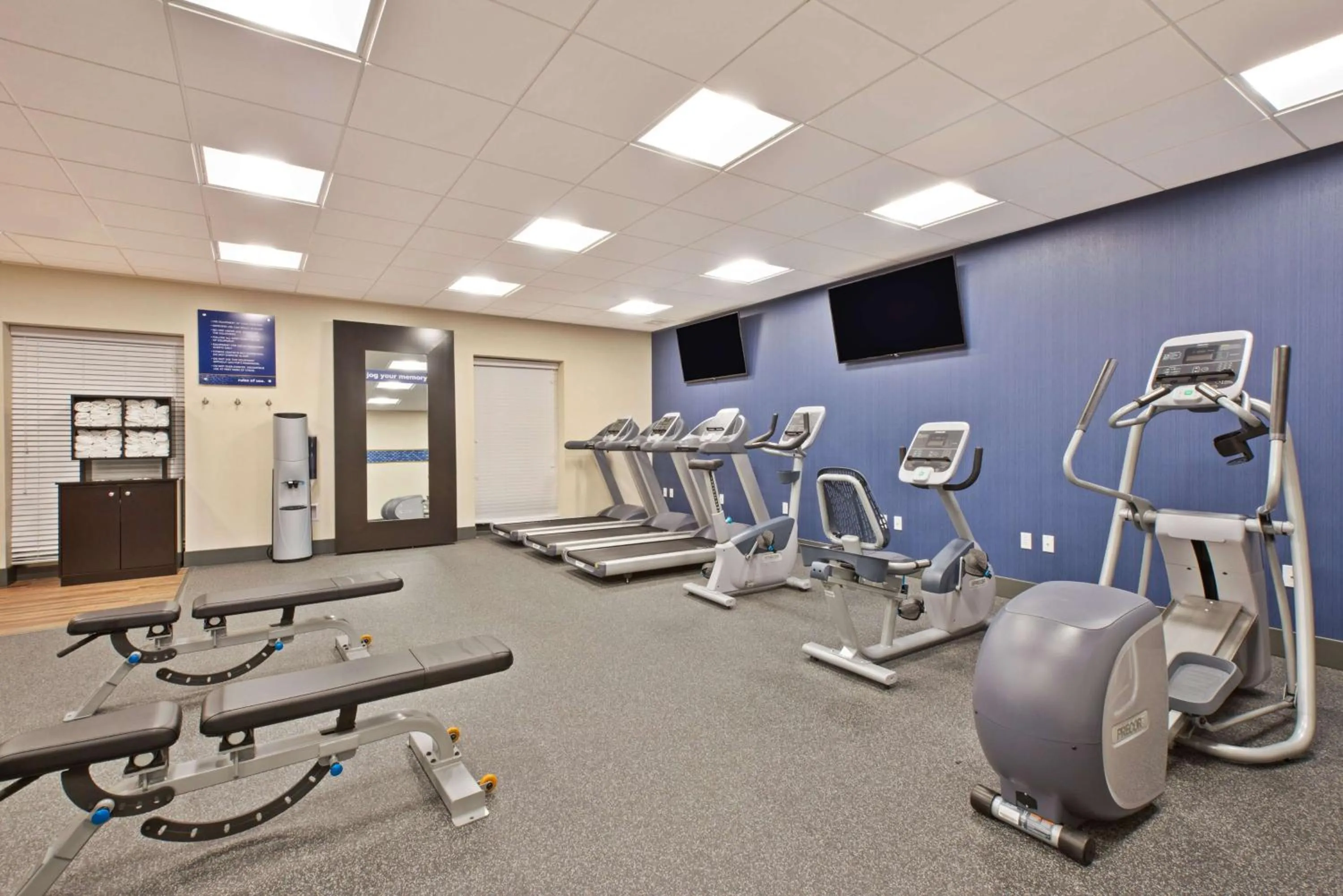 Fitness centre/facilities in Hampton Inn & Suites North Huntingdon-Irwin, PA