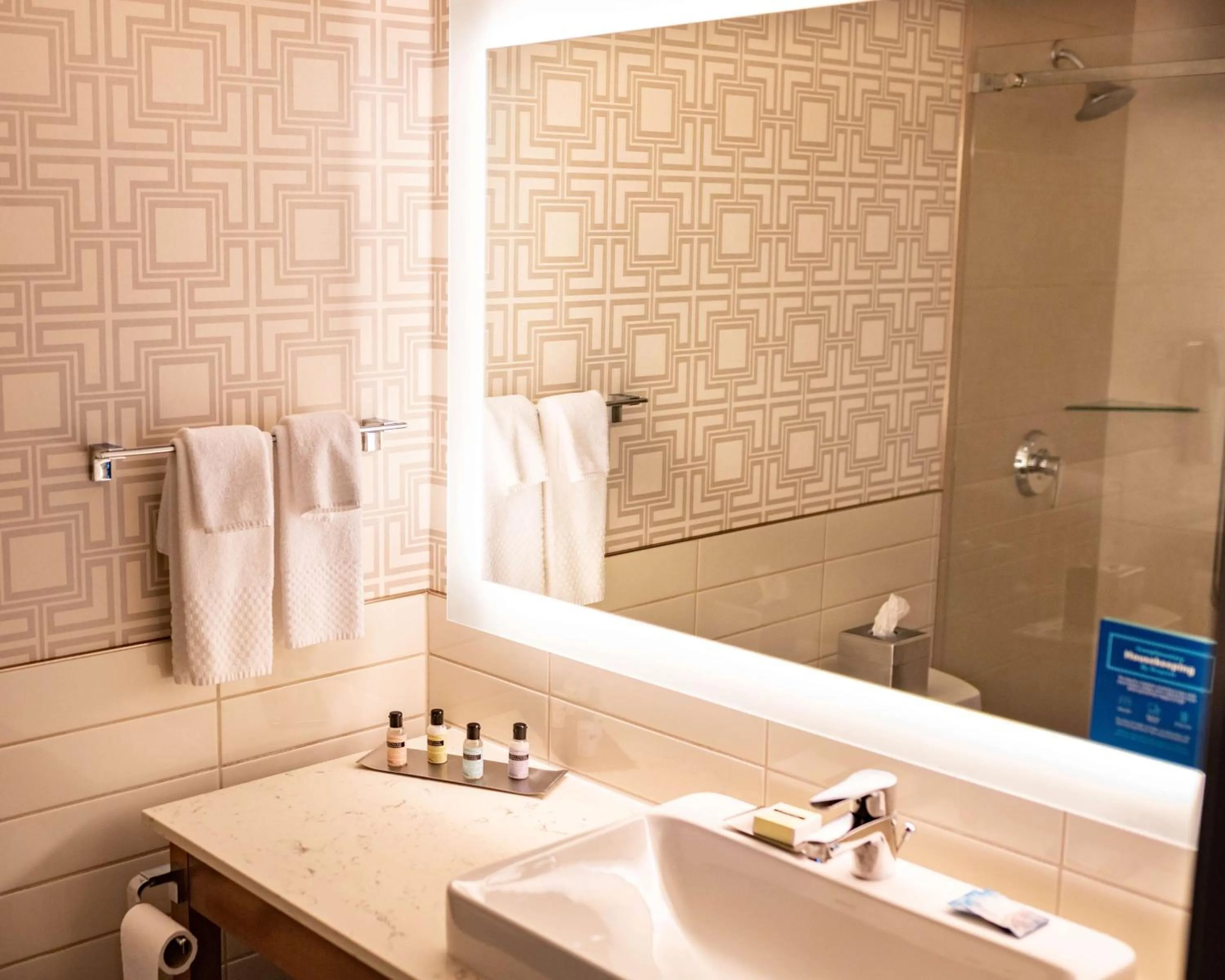 Bathroom in The Lismore Hotel Eau Claire - a DoubleTree by Hilton