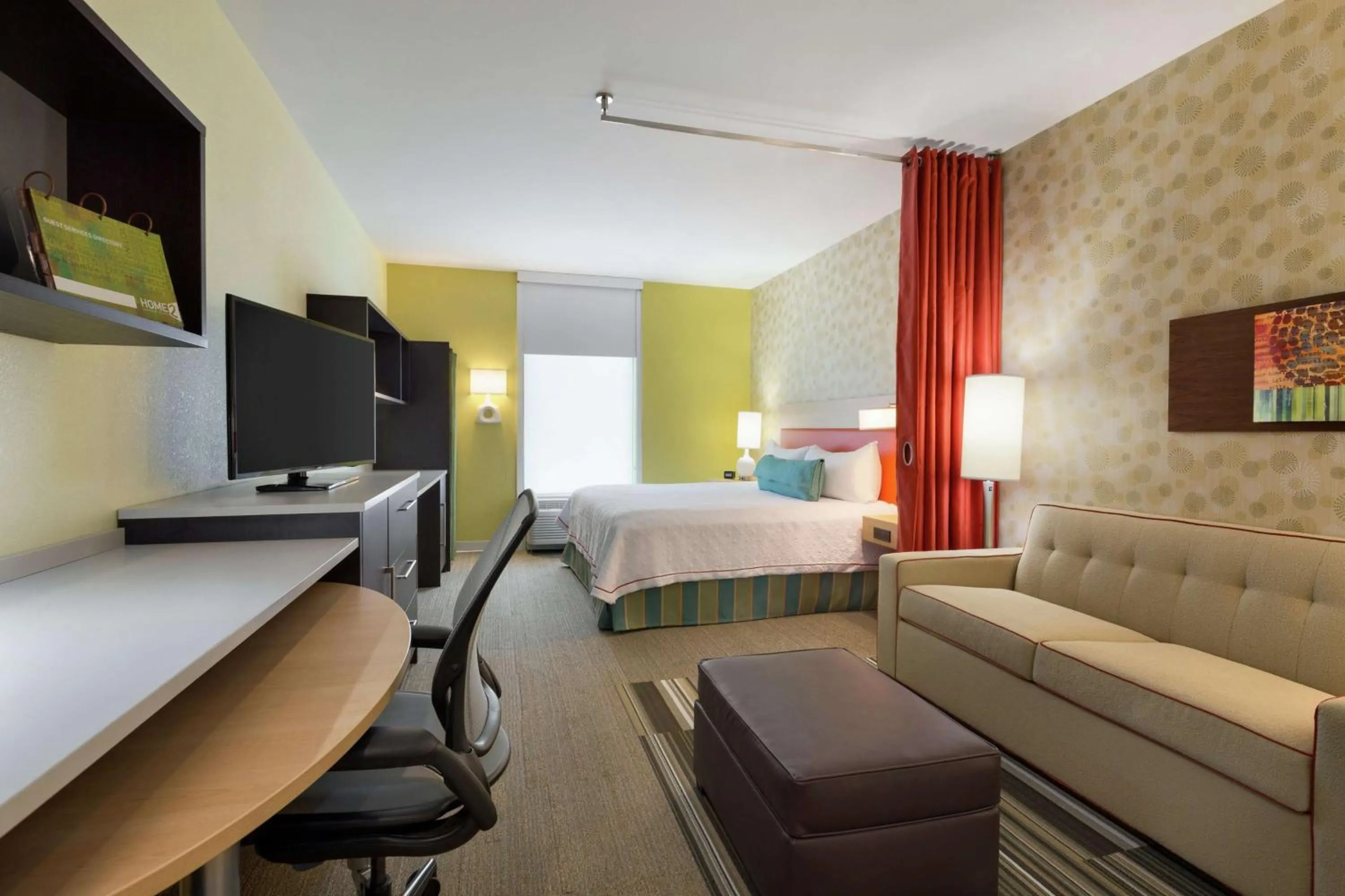 Bedroom, Bed in Home2 Suites by Hilton Cartersville