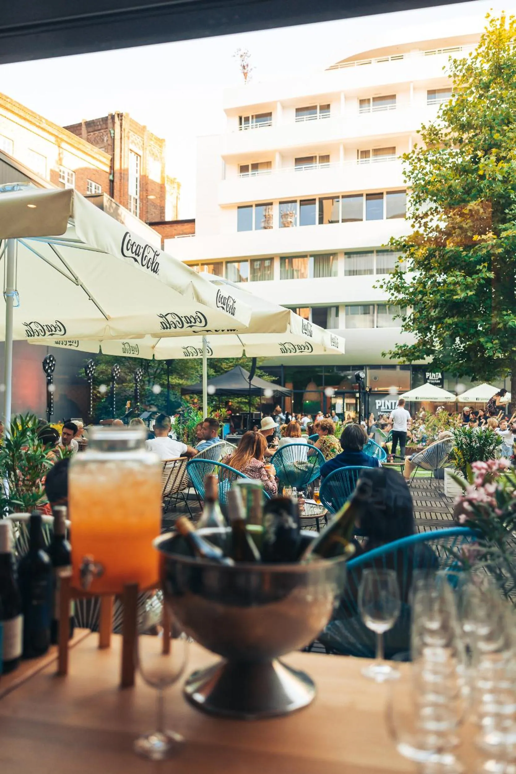 Patio in DoubleTree by Hilton Wroclaw