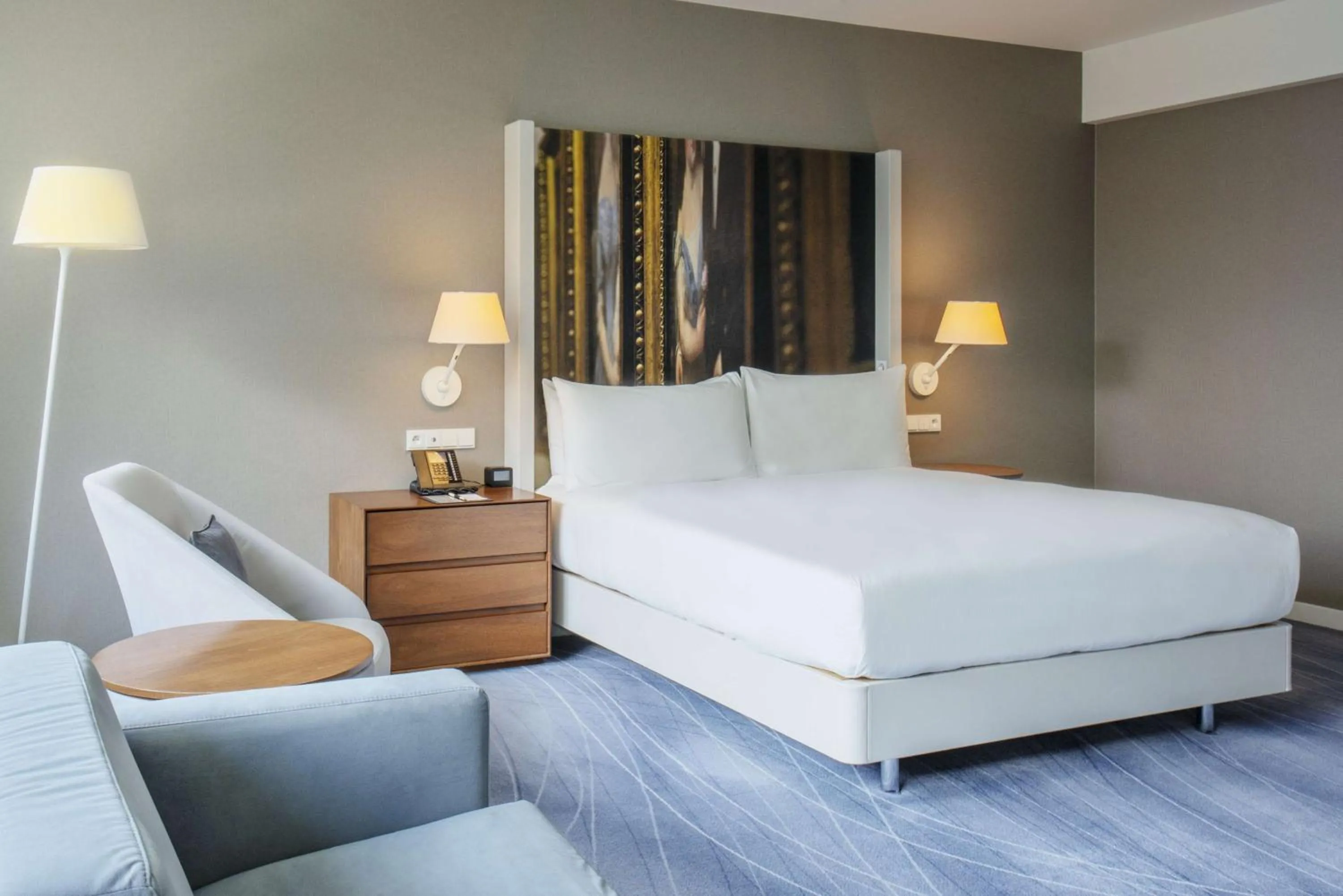 Bed in DoubleTree by Hilton Wroclaw