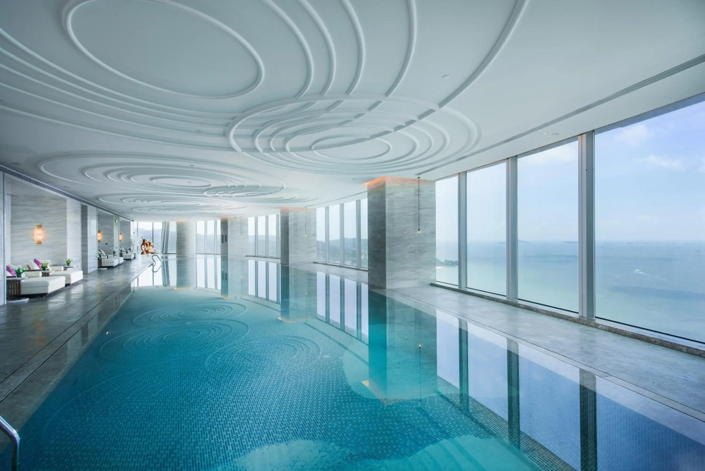 Swimming pool in Conrad Xiamen Swimming pool in Conrad Xiamen