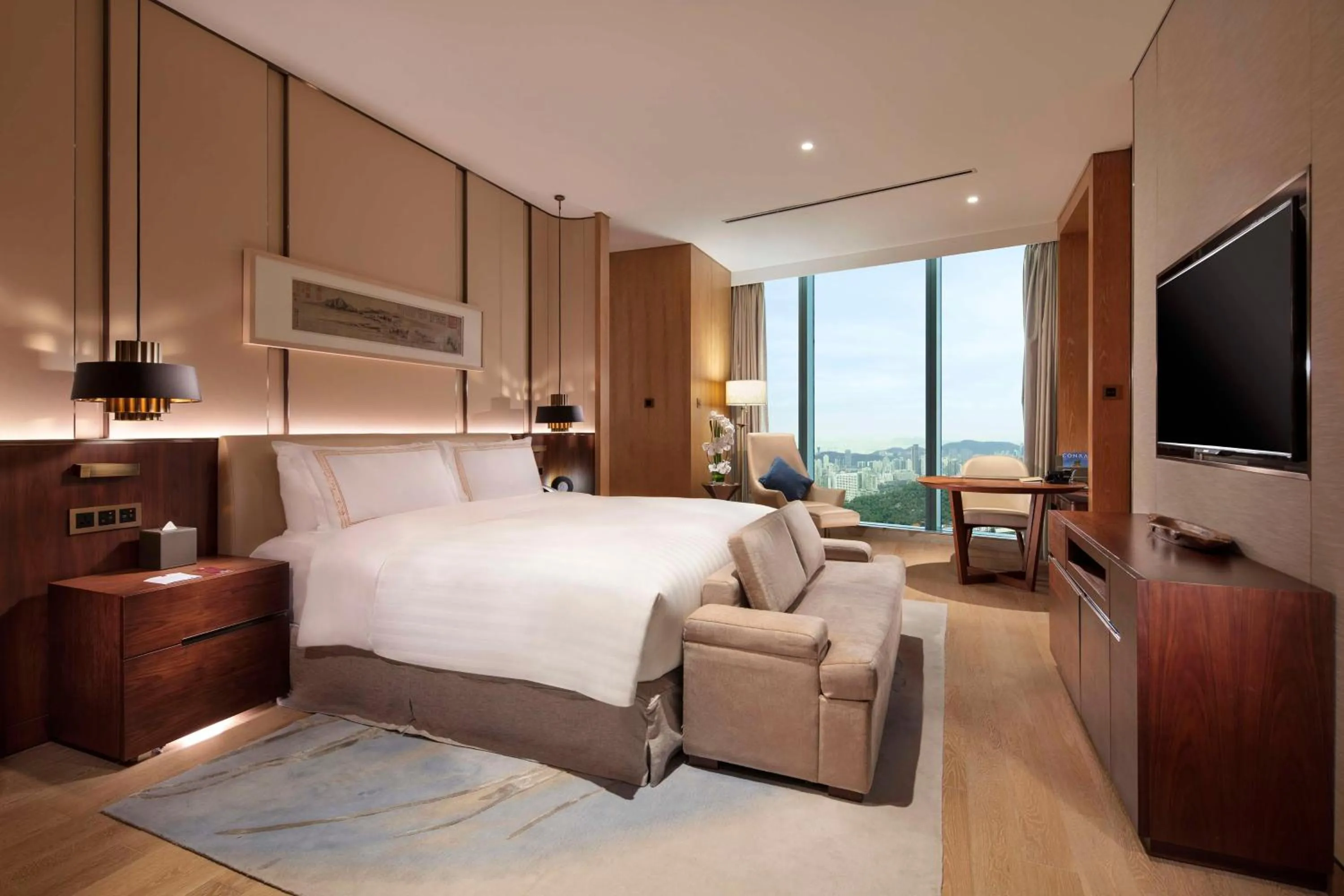 Bedroom, Bed in Conrad Xiamen