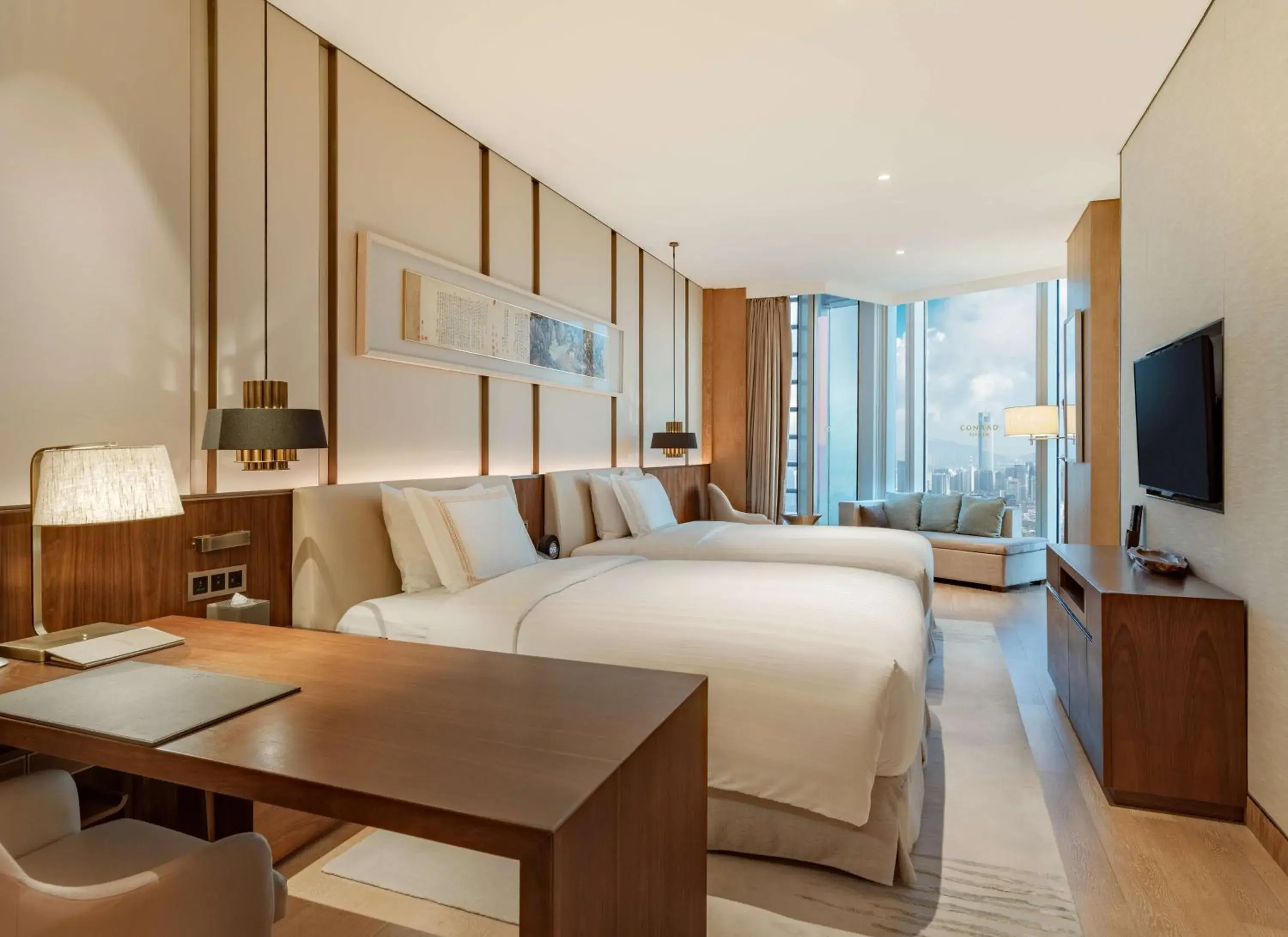 Bedroom, Bed in Conrad Xiamen Bedroom, Bed in Conrad Xiamen