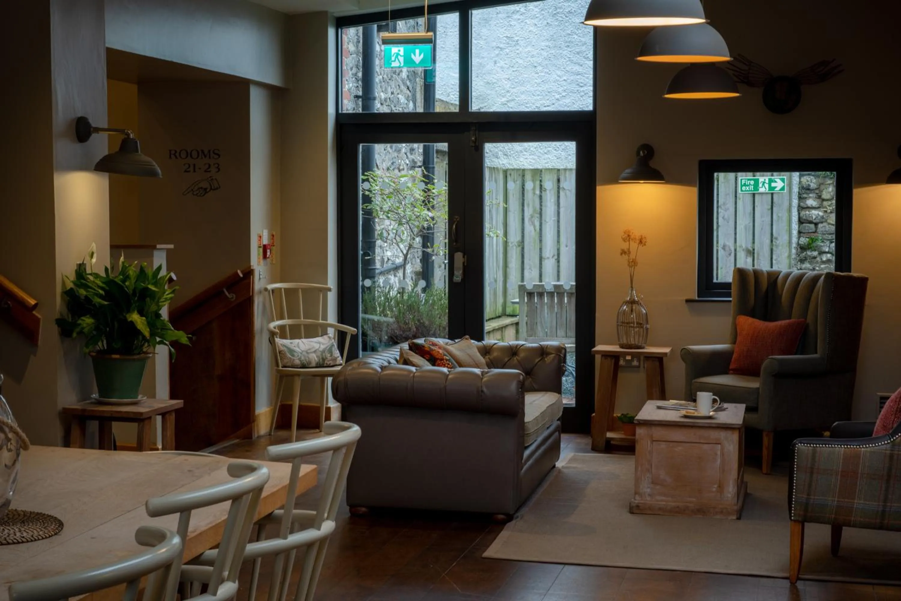 Living room in The Lister Arms