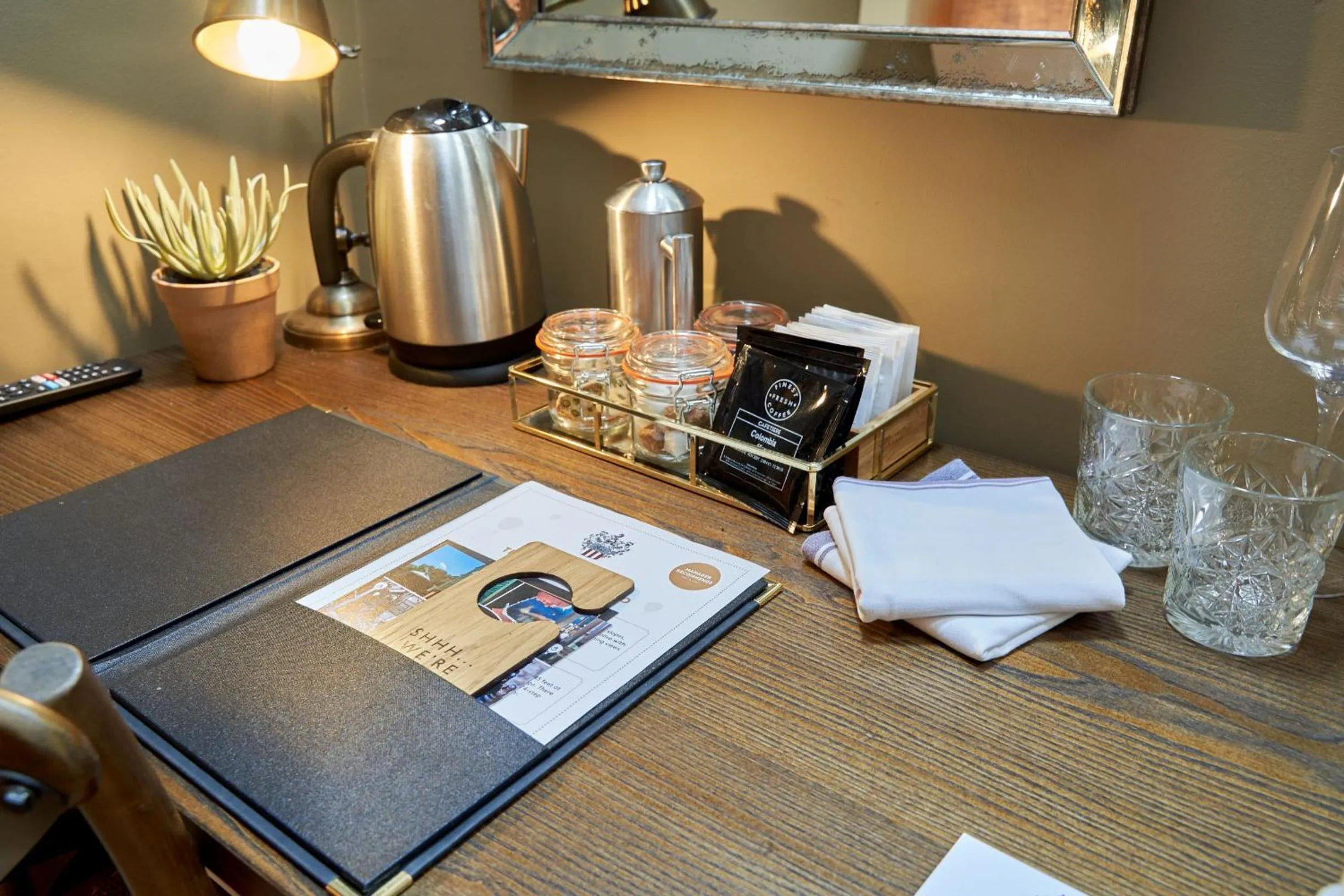 Coffee/tea facilities in The Langford Inn