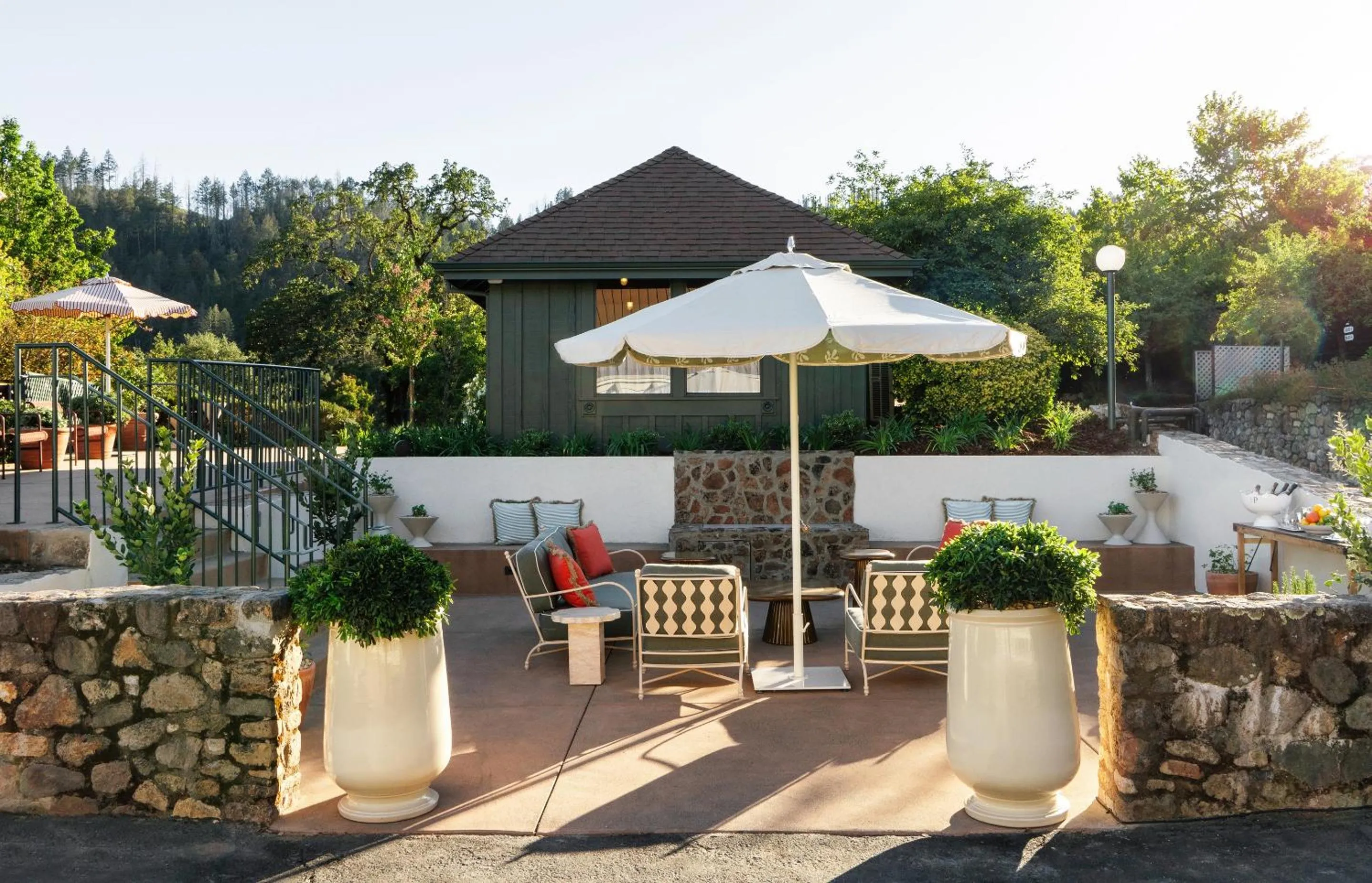Seating area in Le Petit Pali St Helena