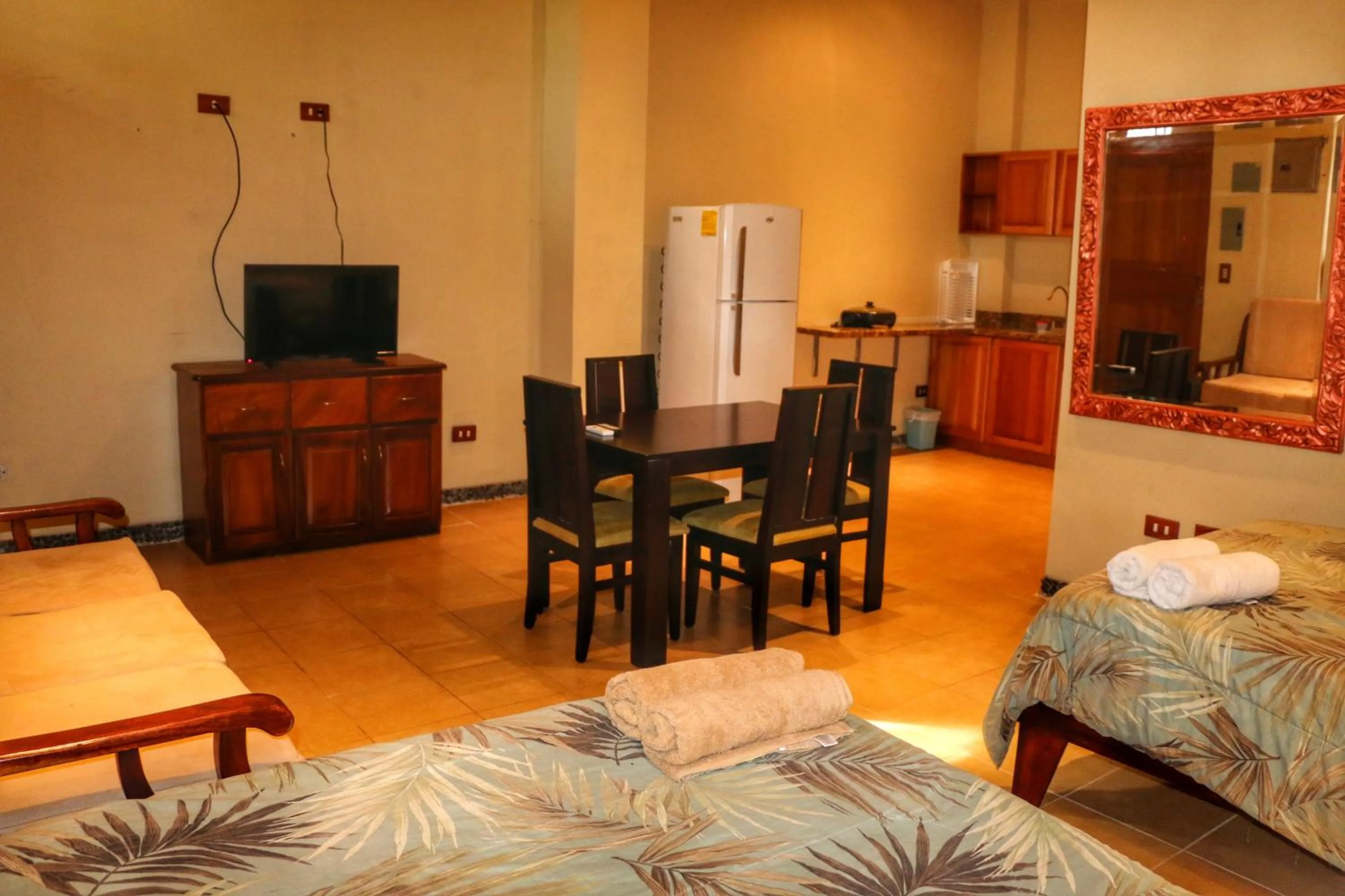 Bed in Pacifico Loft Hotel