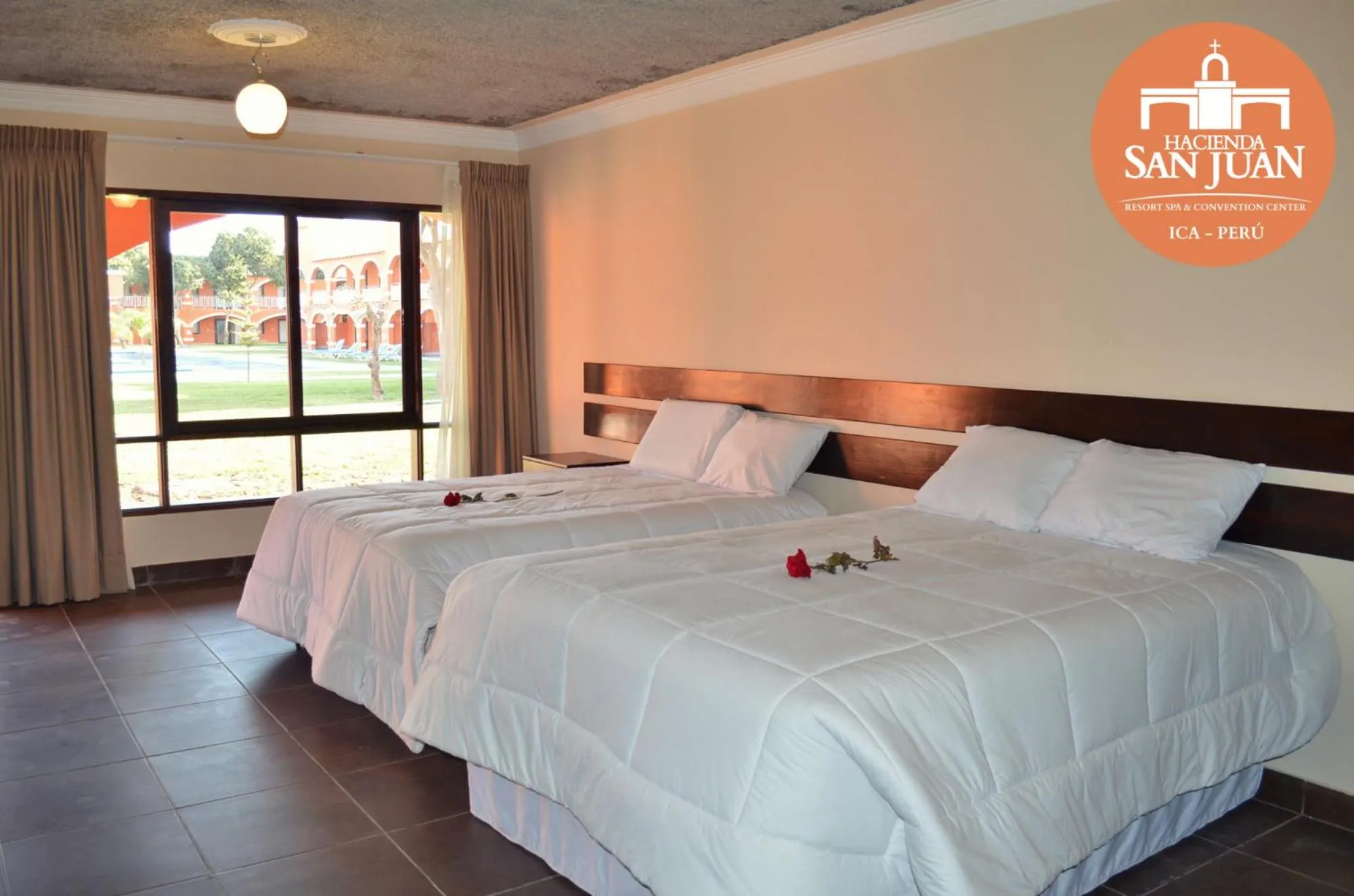 Bed in Hacienda San Juan Resort