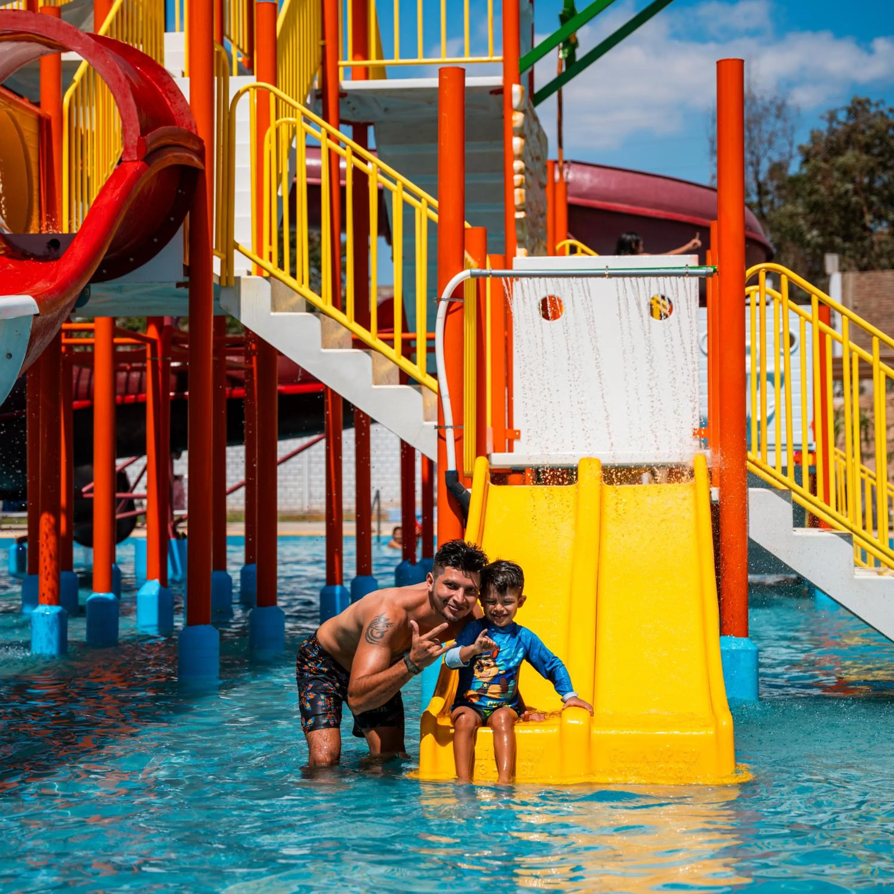 Aqua park in Hacienda San Juan Resort