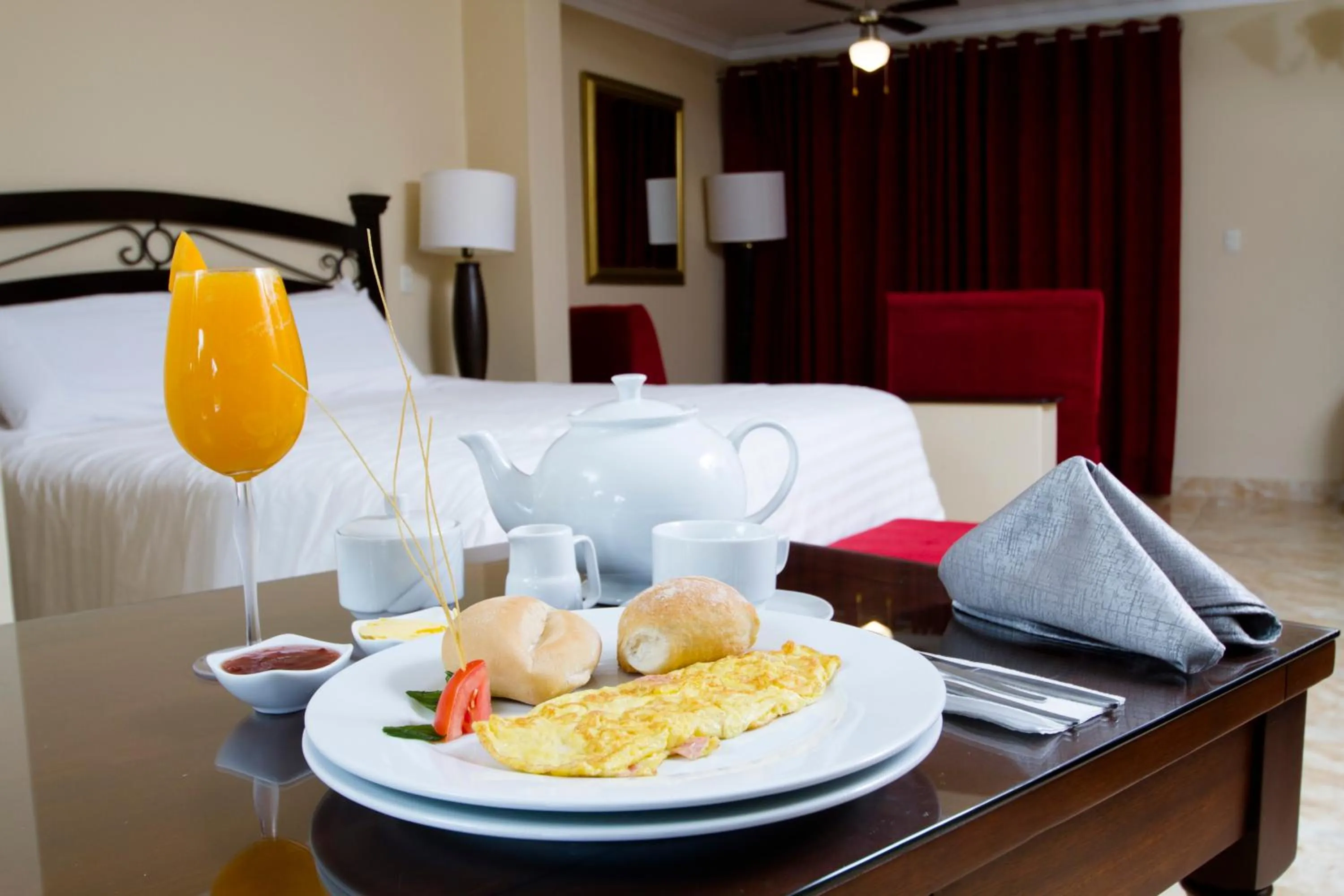 Bed in Hacienda San Juan Resort