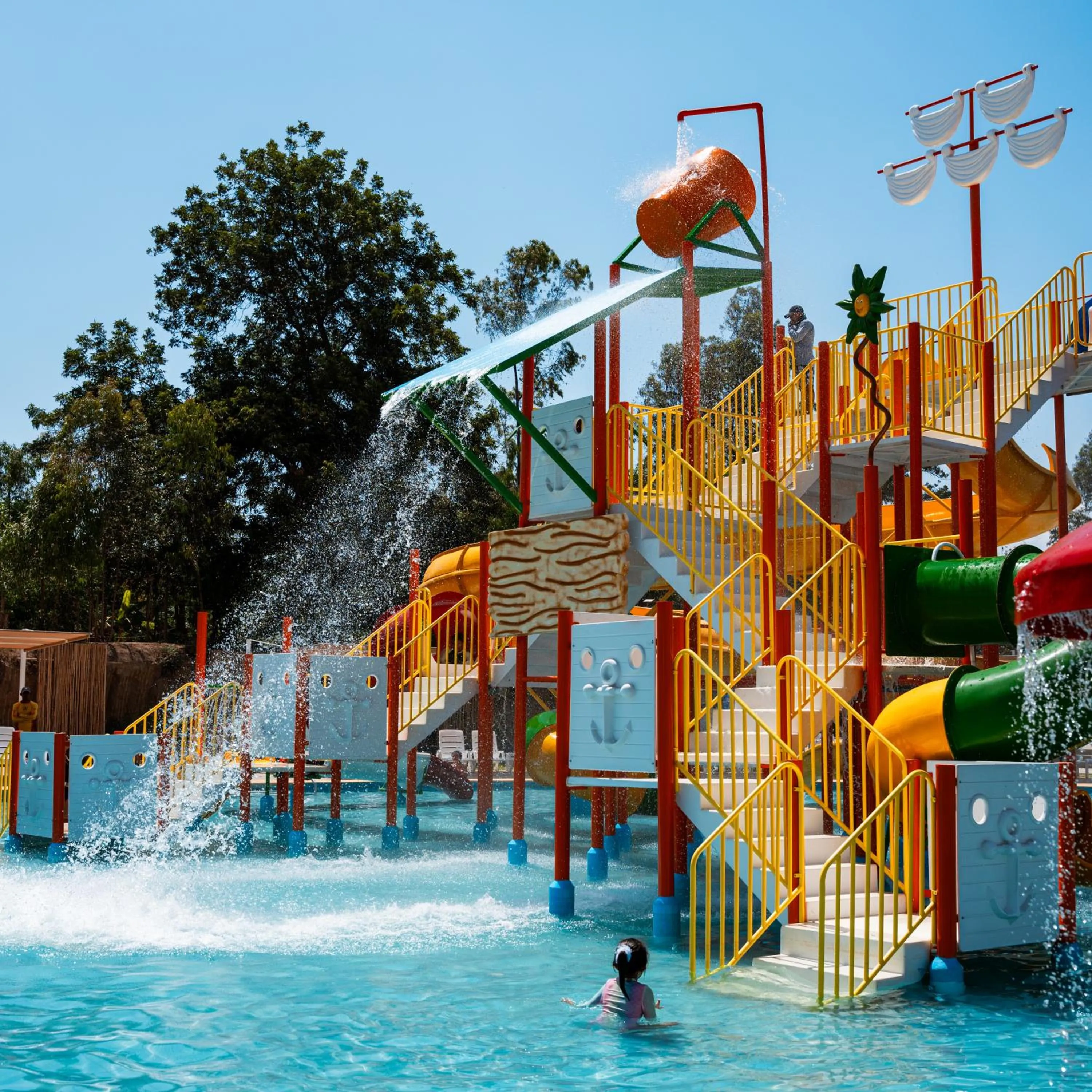 Aqua park in Hacienda San Juan Resort