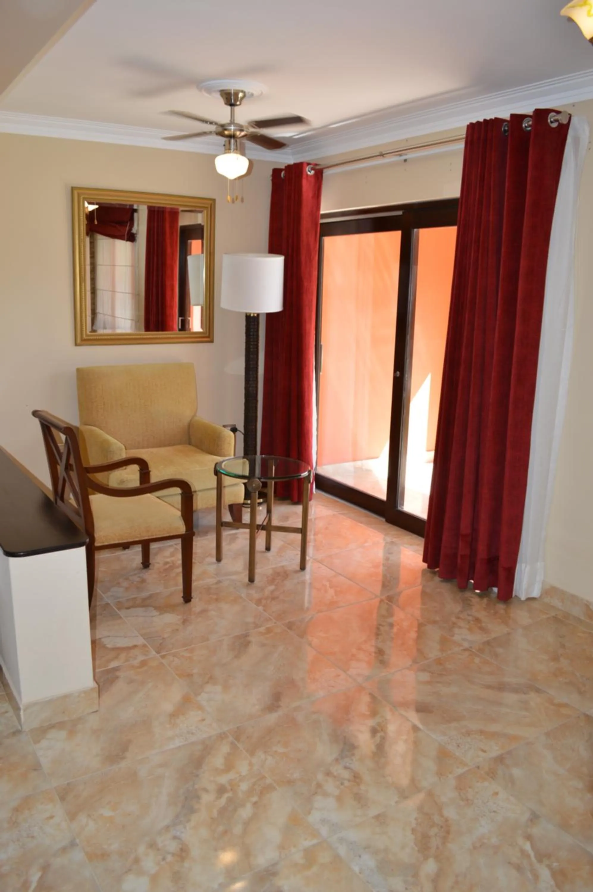 Living room in Hacienda San Juan Resort