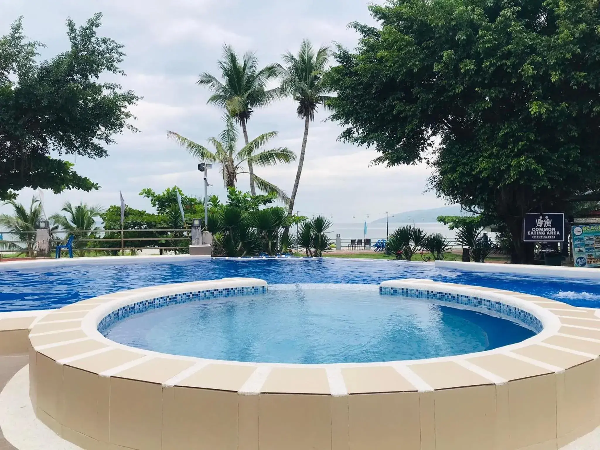 Pool view in Subic Grand Seas Resort Pool view in Subic Grand Seas Resort